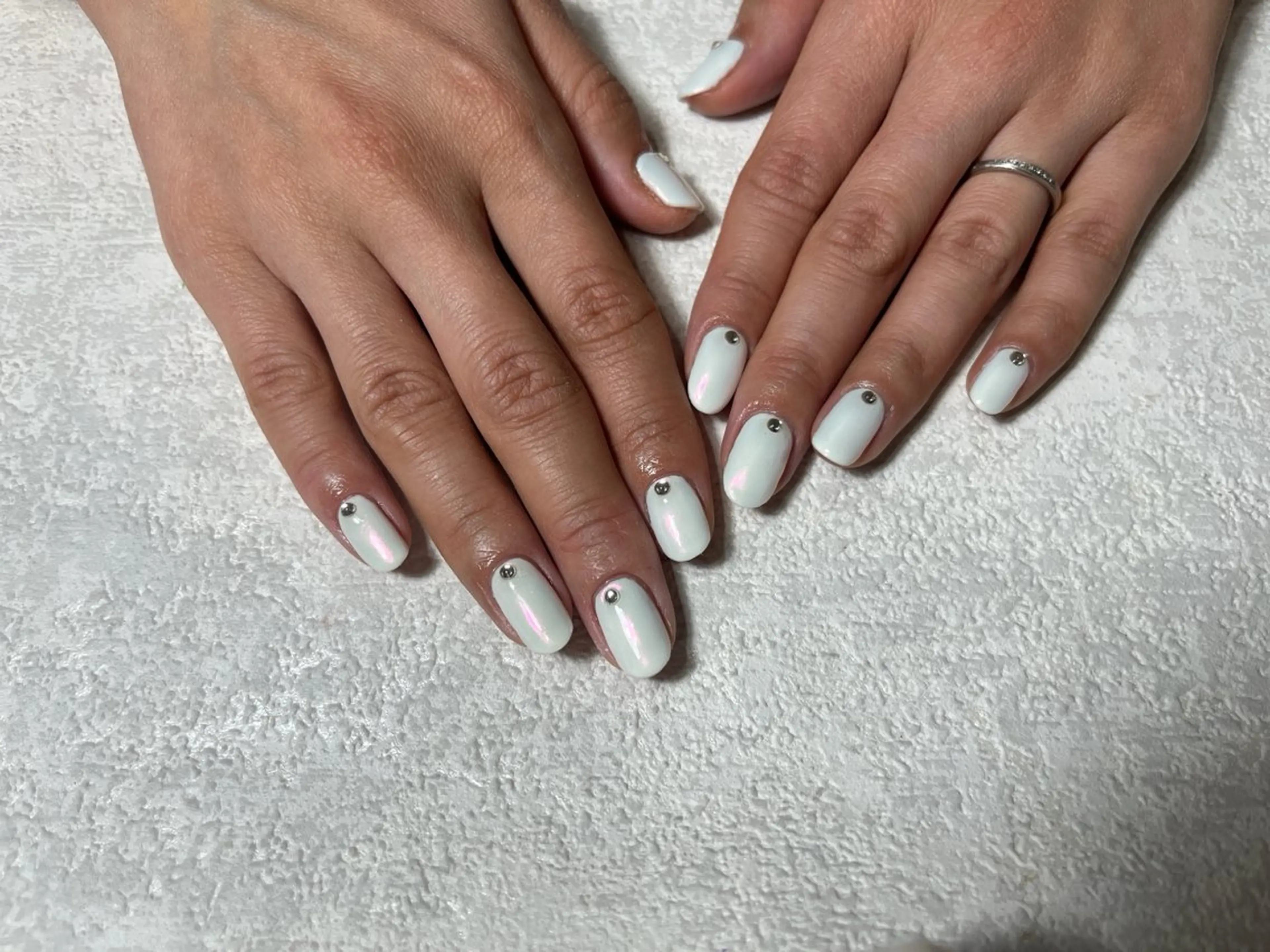 ネイル オーロラネイル フットネイル フレンチネイル ジェルネイル 韓国ネイル kikinail 溝の口のネイルデザイン