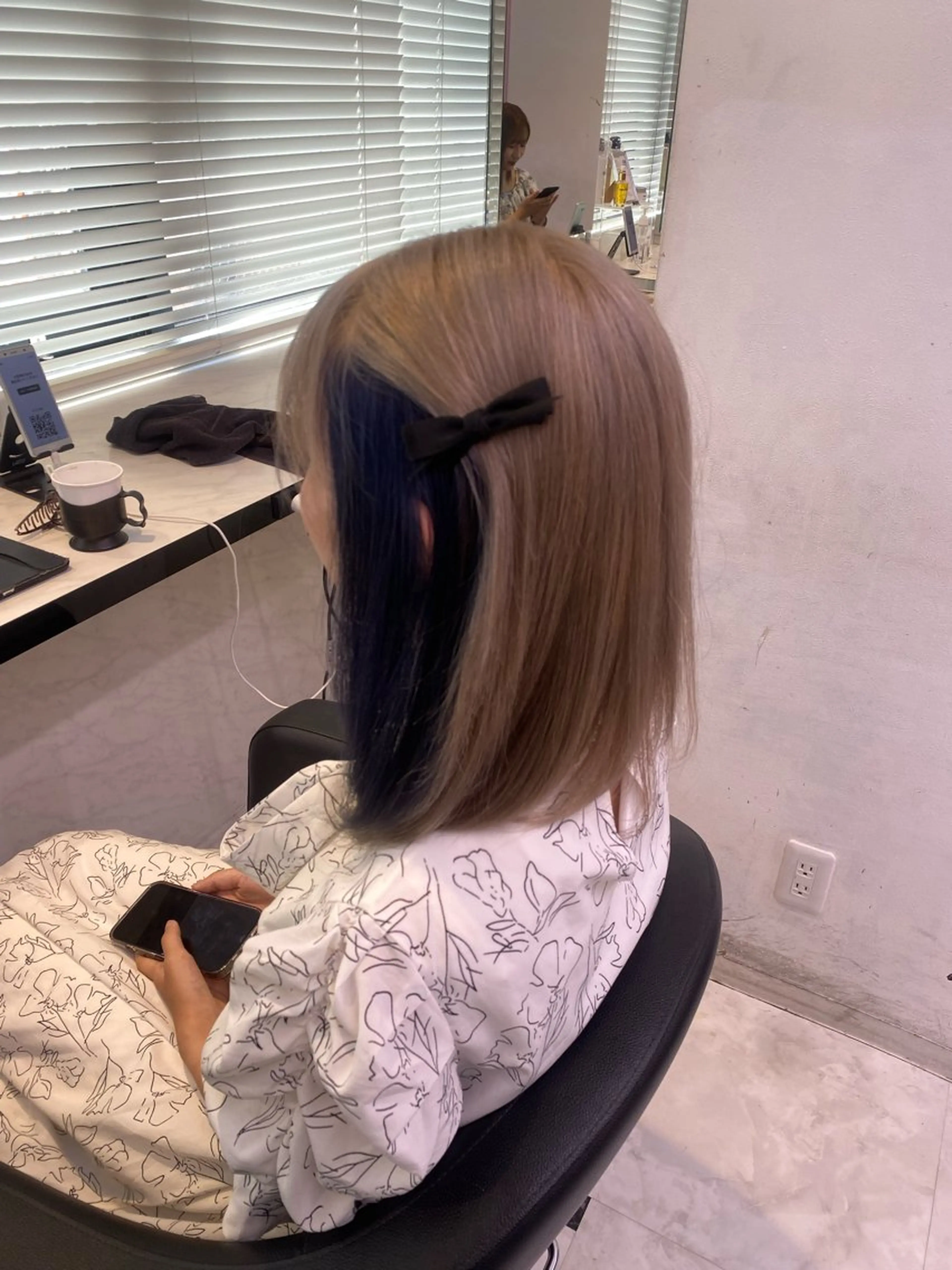 ロング カラー 透明感ベージュカラー 🪞上野🪞AIのヘアスタイル