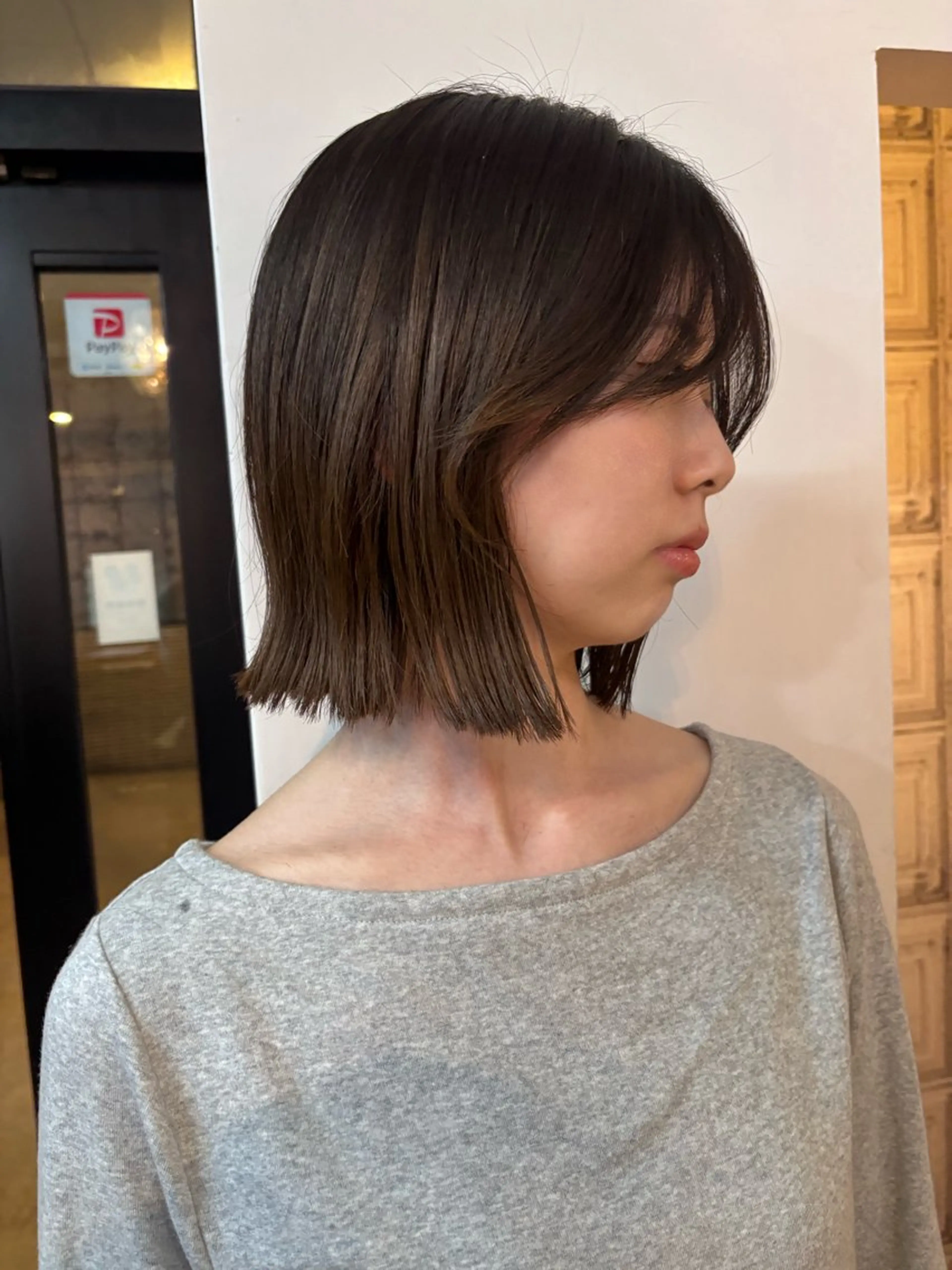 ショート カット トリートメント ウシロダ メグミ ／ボブ／透明感カラーのヘアスタイル