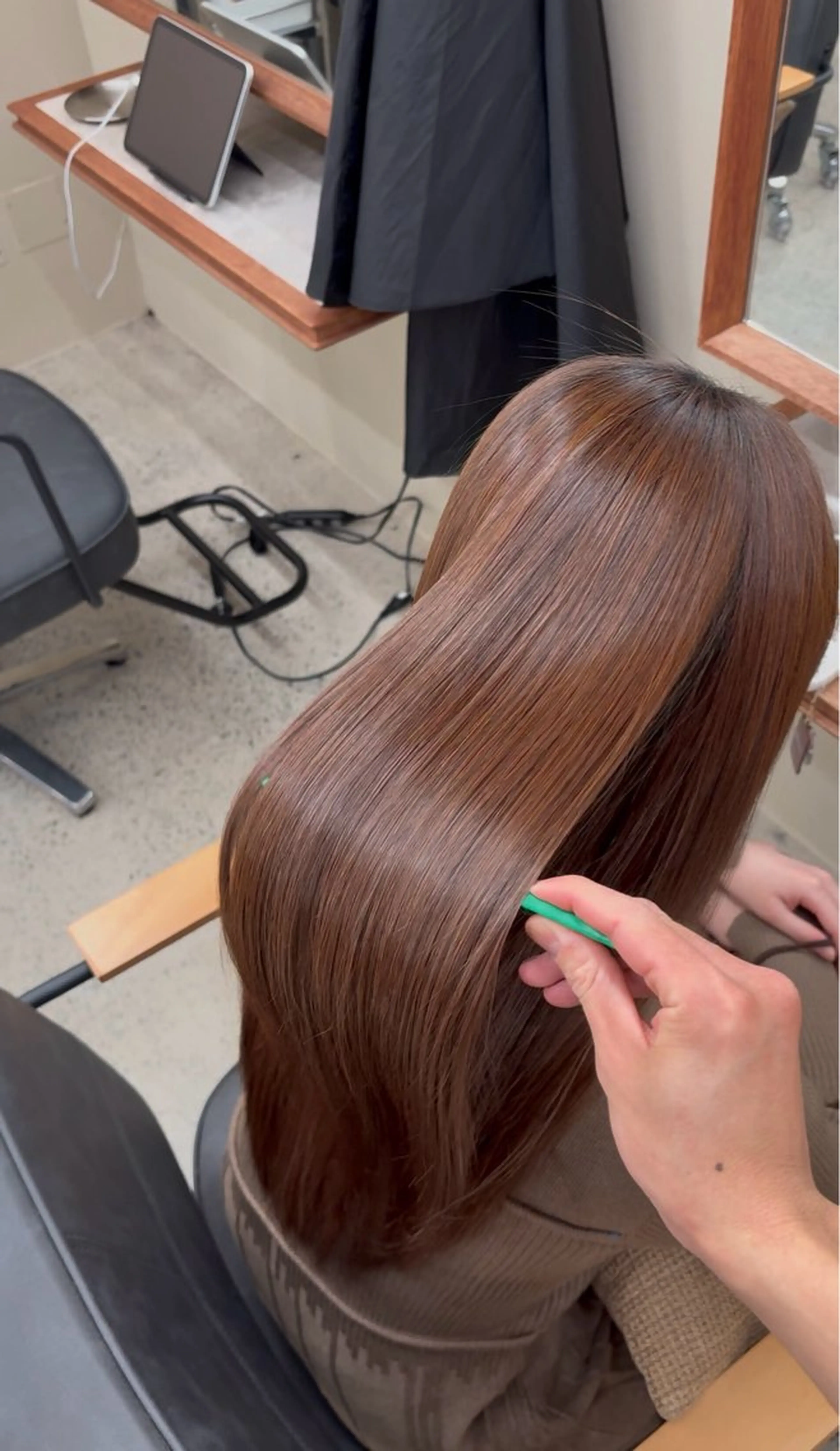 縮毛矯正 髪質改善ストレート/ 佐々木直輝のヘアスタイル