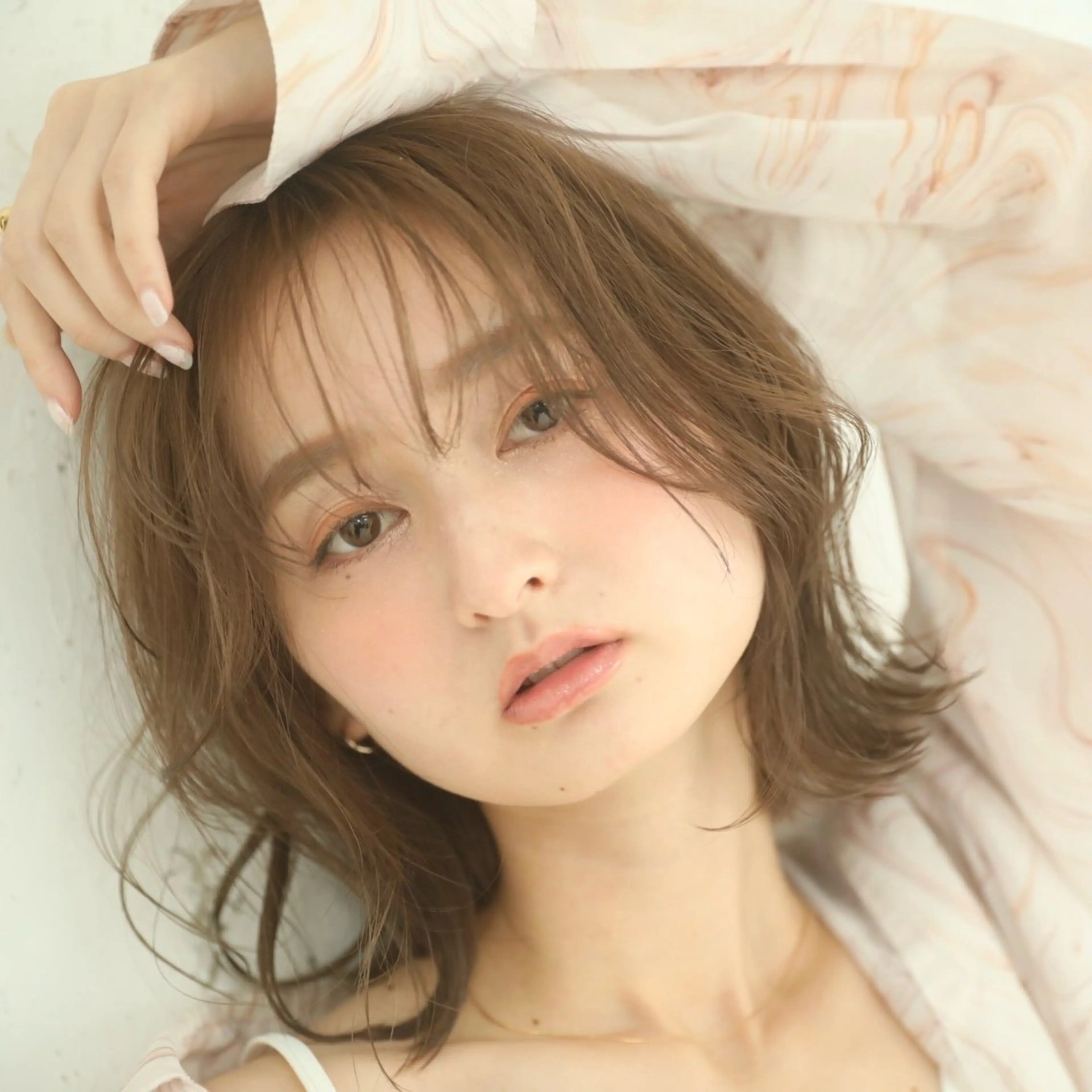 ミディアム 浅井 蓮のヘアスタイル
