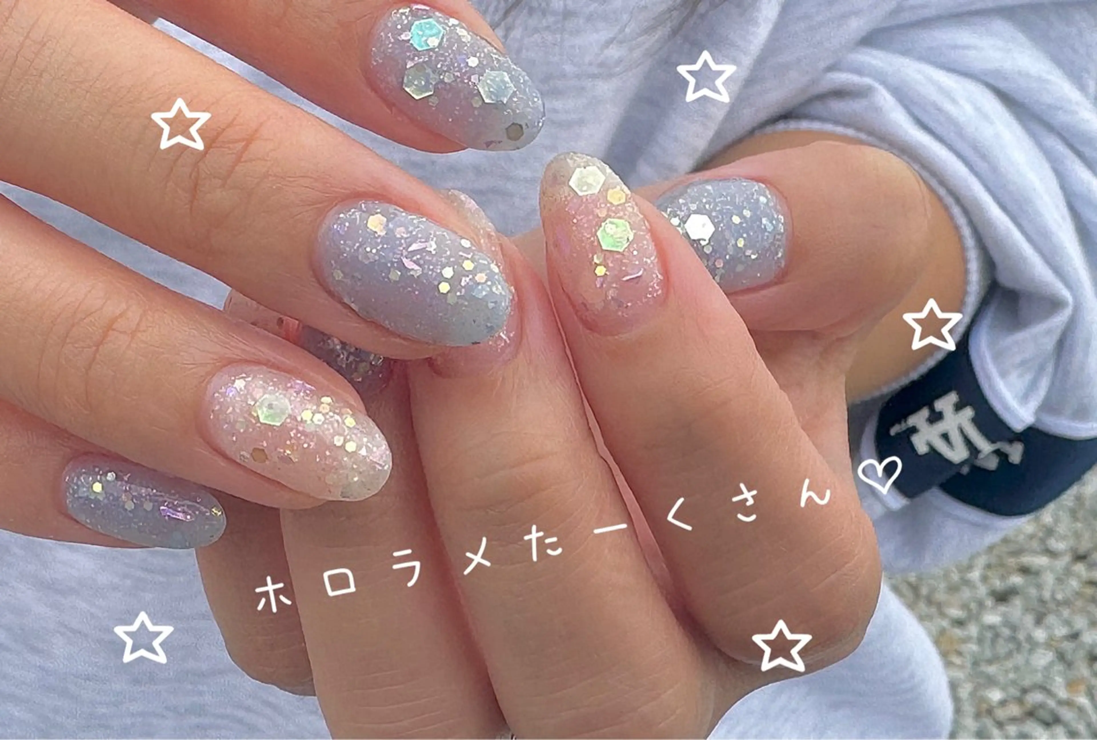 ネイル ラメ(グリッター) ワンカラーネイル LinoTino nailのネイルデザイン