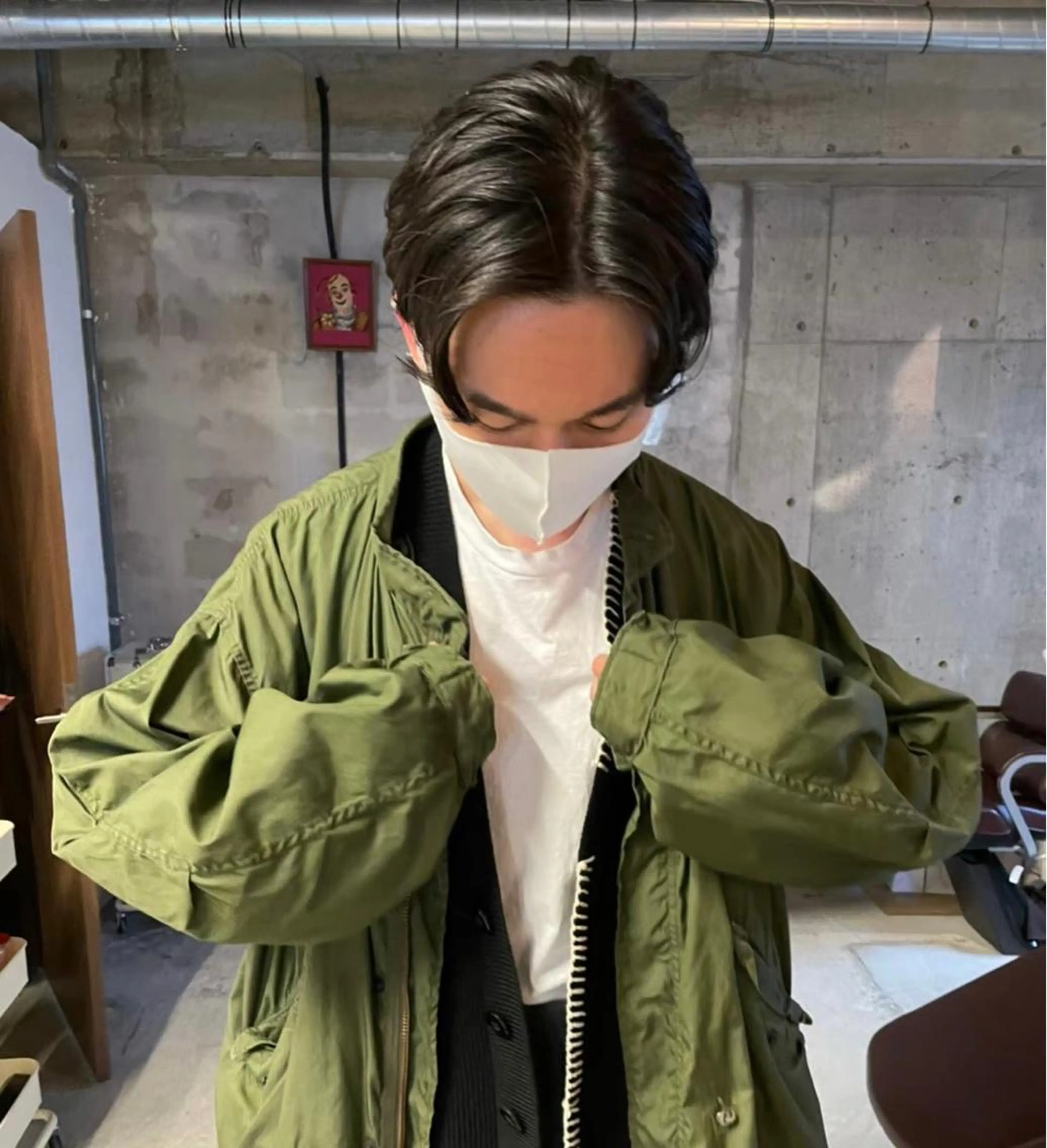 ショート カラー メンズ レイヤーカット/艶髪 /ストレート/リクトのヘアスタイル