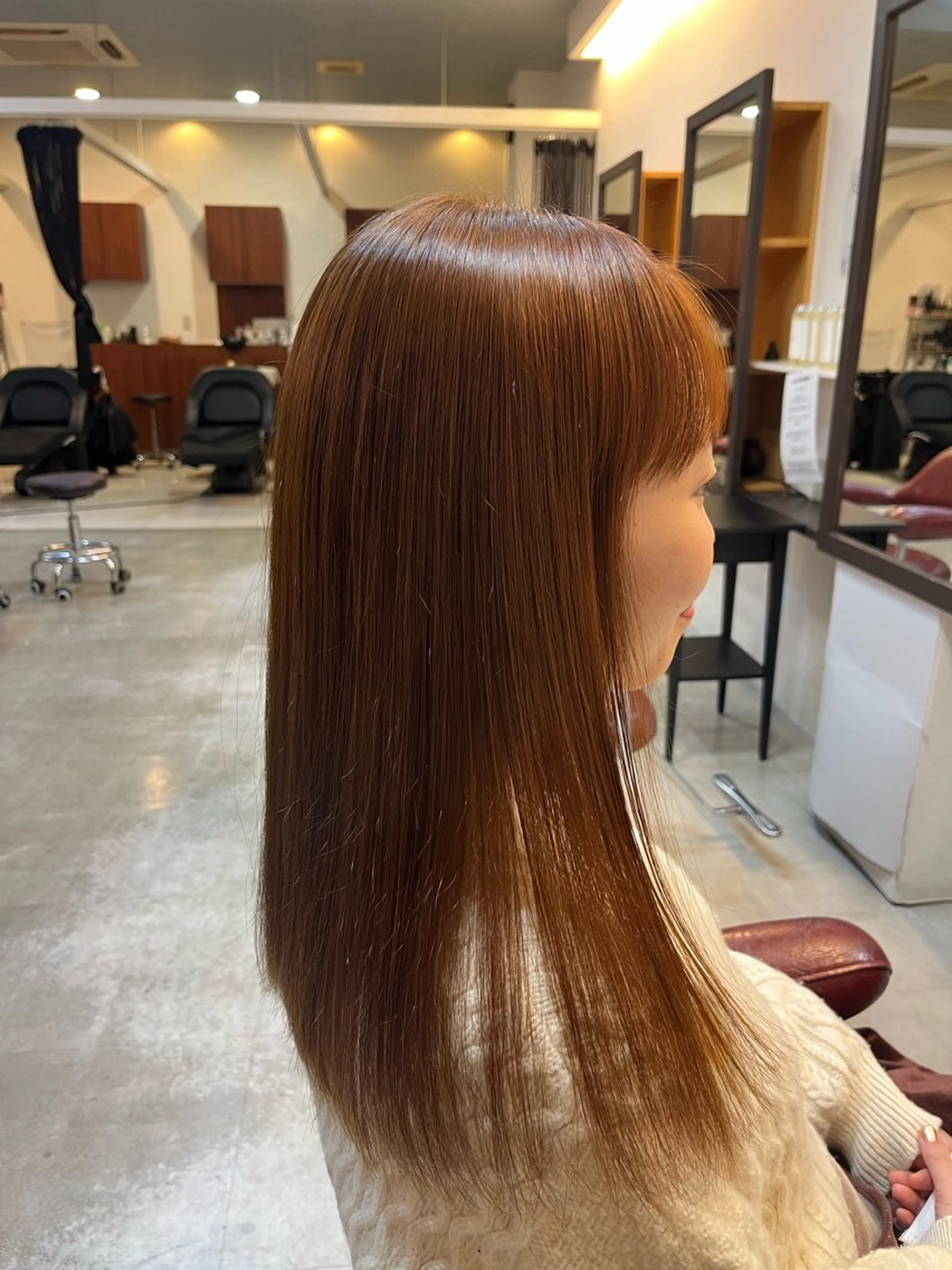 カラー 立道 樹奈のヘアスタイル