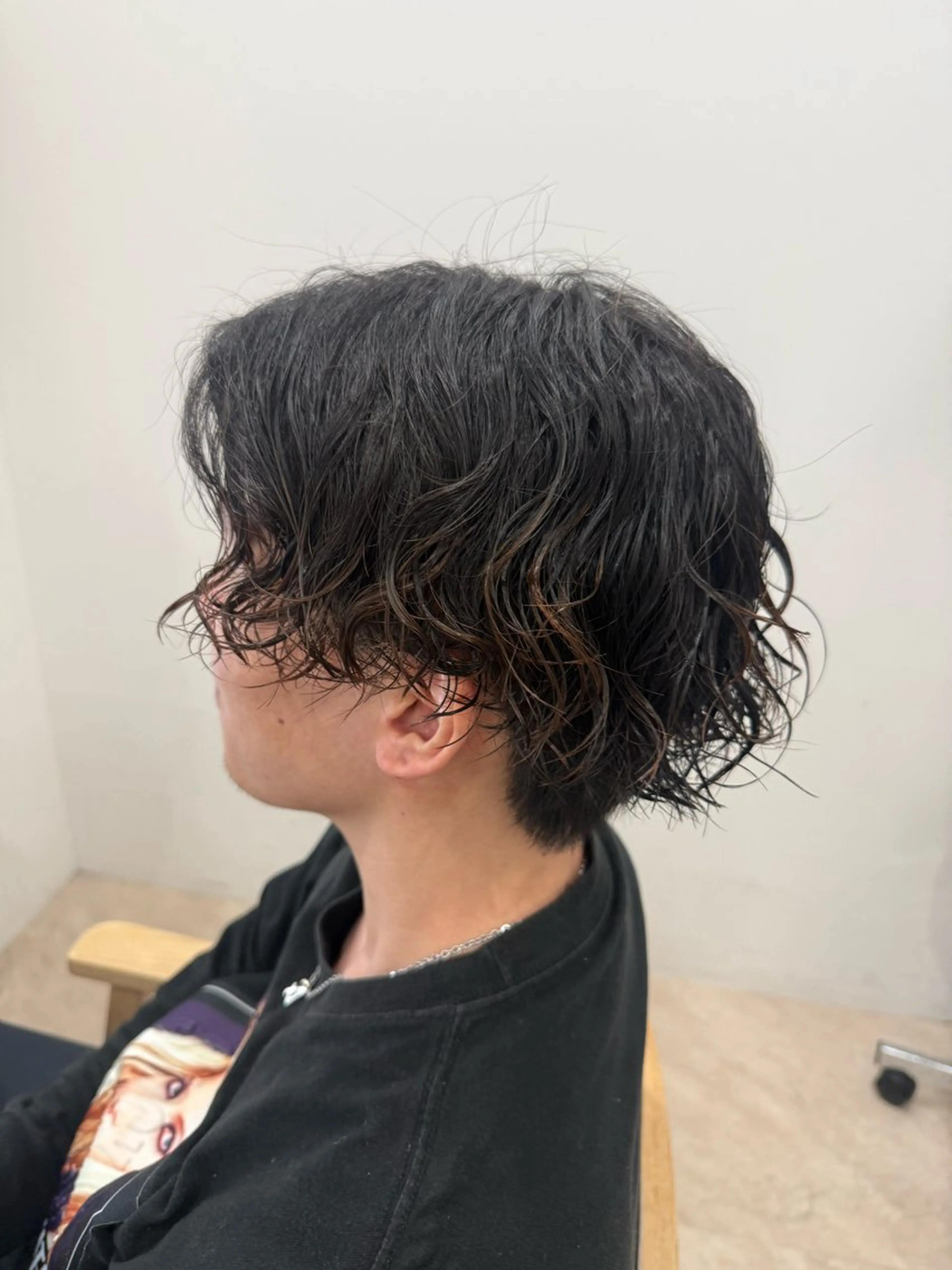 パーマ メンズ littleesta 那月のヘアスタイル