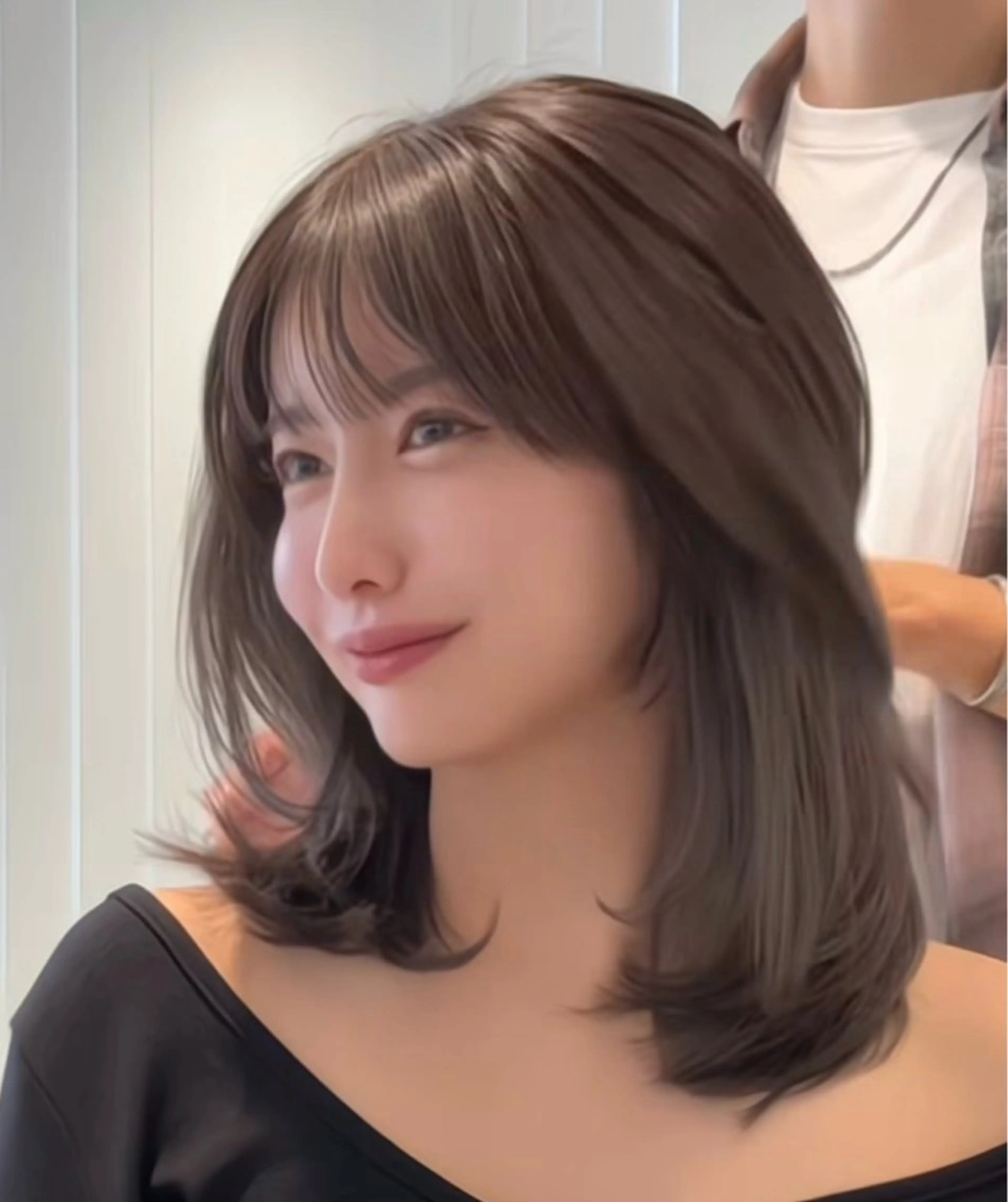 ミディアム パーマ 縮毛矯正、ストカール 、パーマのプロ、横山のヘアスタイル