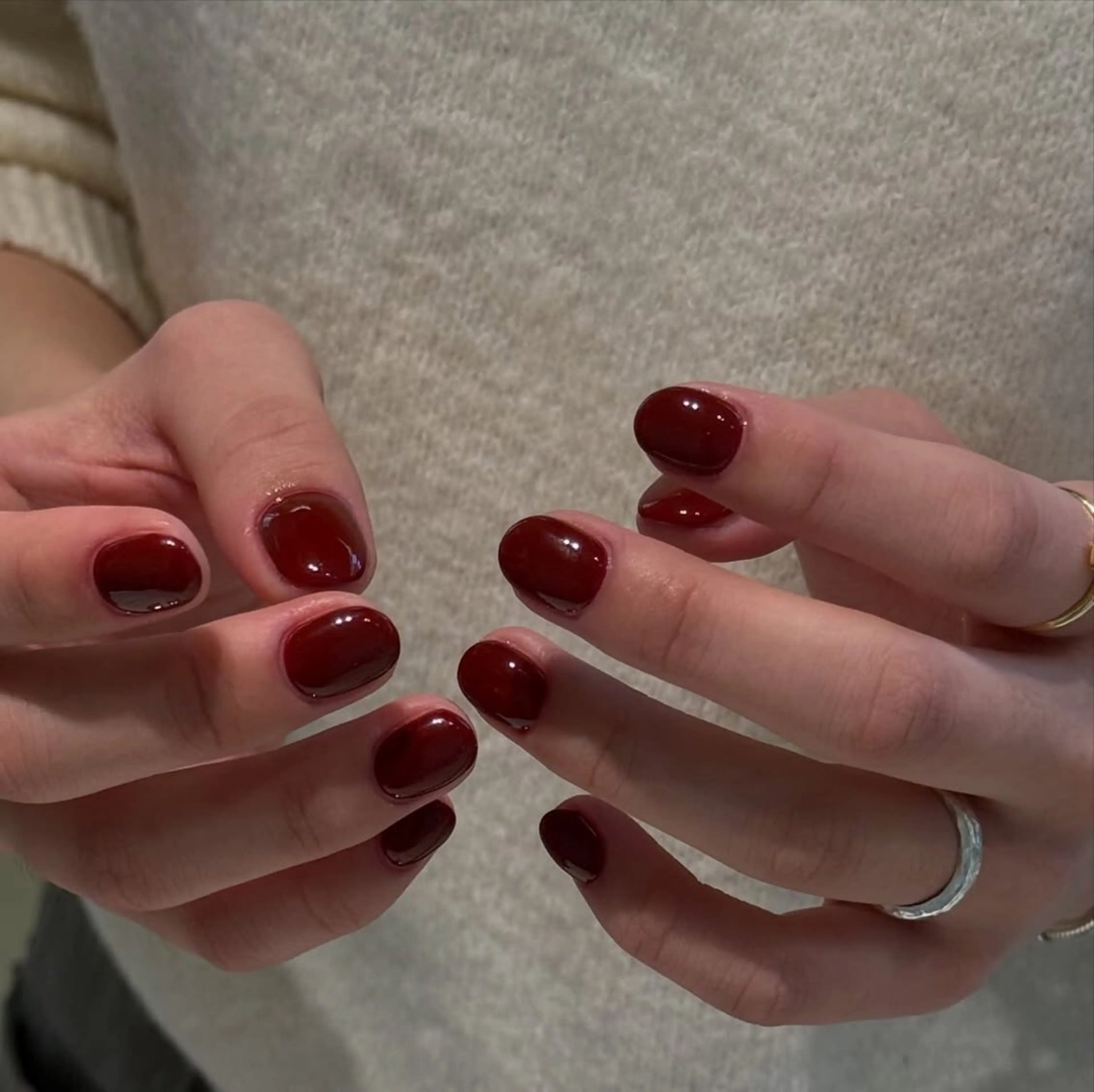 ネイル グラデーション ラメ(グリッター) マグネットネイル ミラーネイル ニュアンスネイル ハンドネイル Lumi de nailsのネイルデザイン