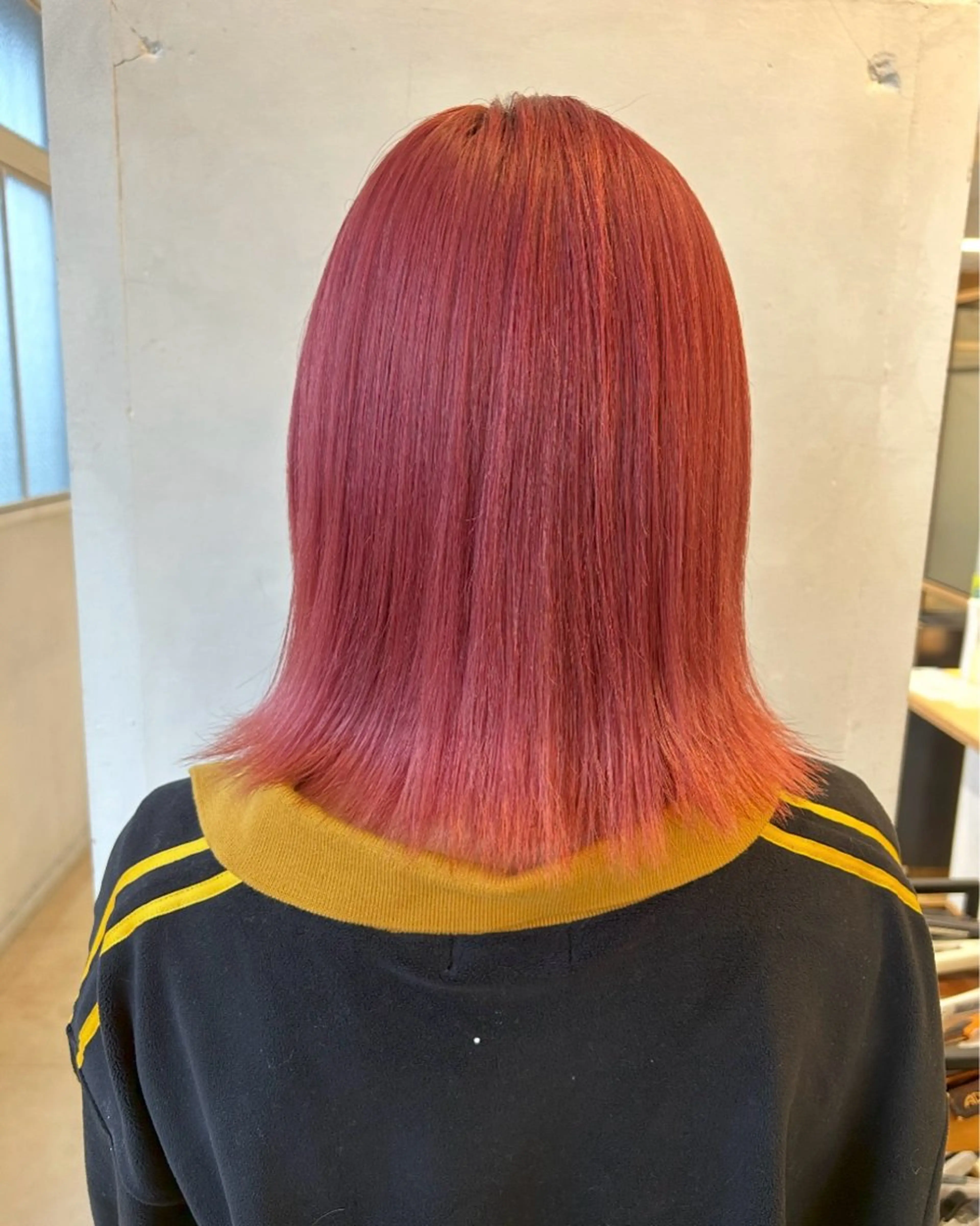 ミディアム ヘアカラー ゆうき あすかのヘアスタイル