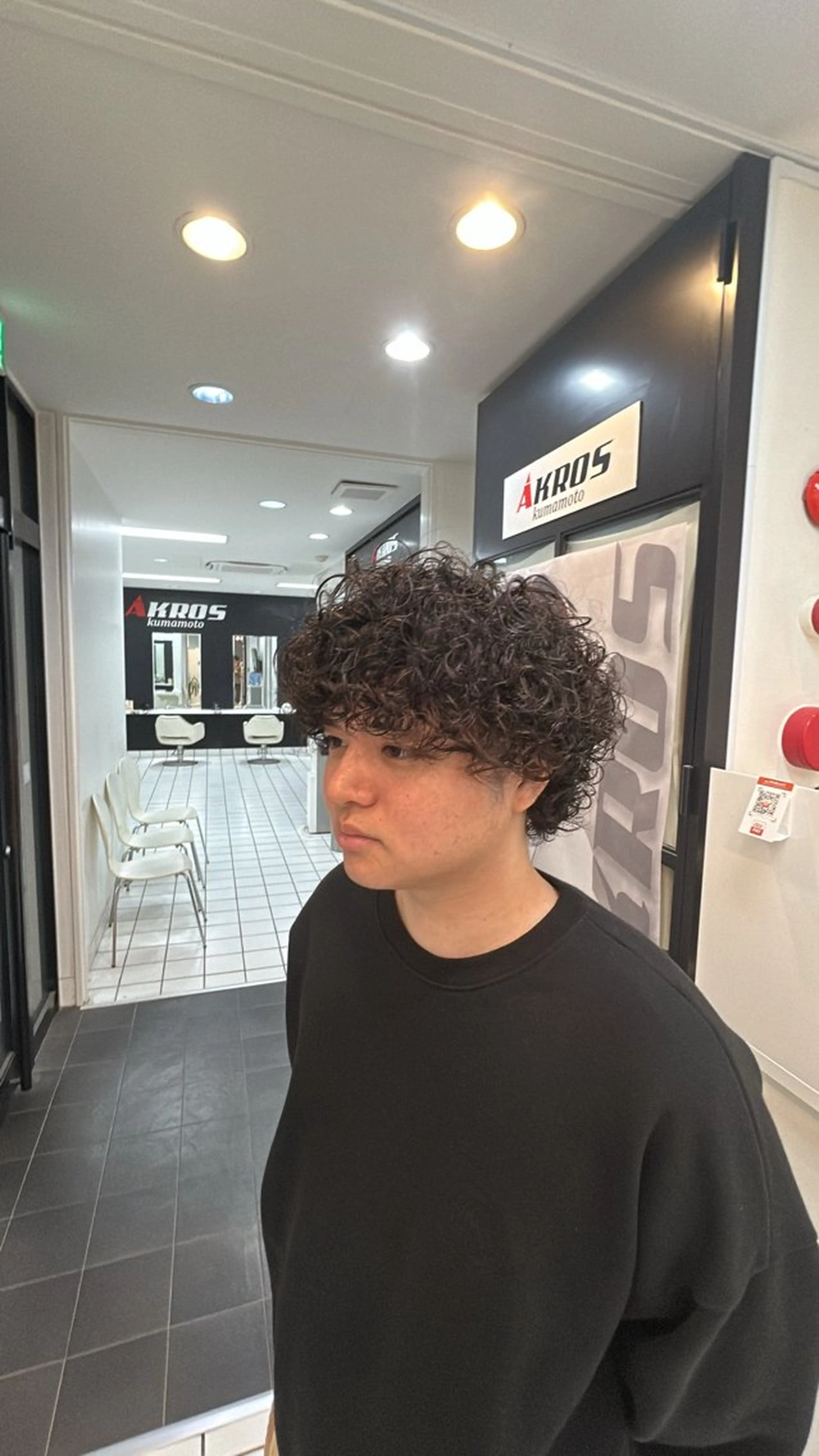 メンズ メンズパーマ プードルパーマ プードルパーマ カット パーマ 川津 由優暉のヘアスタイル