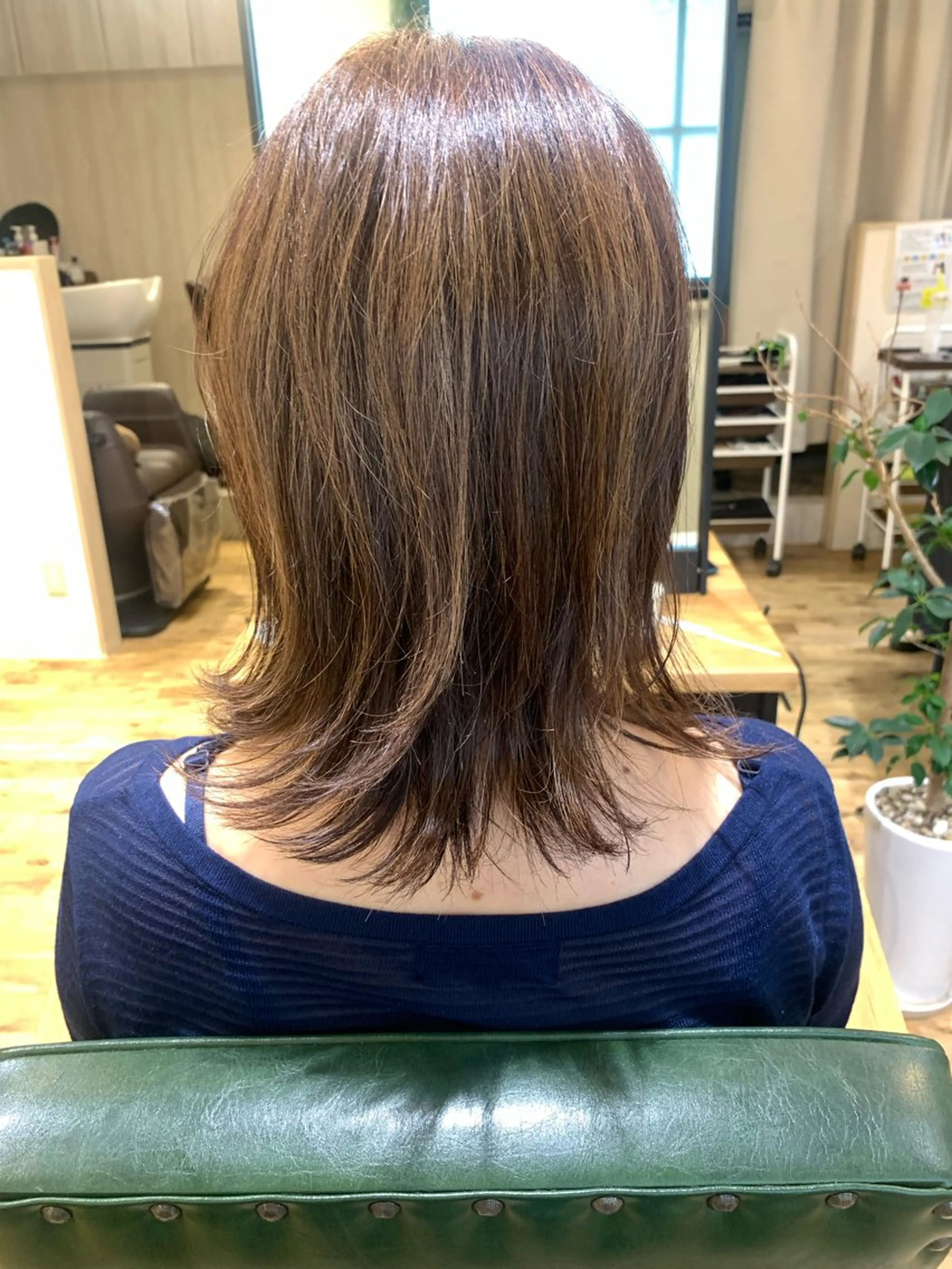 ミディアム カラー Zipangu inspire曳舟店所属・モデル募集/lala _osawa🐳🫧のヘアスタイル