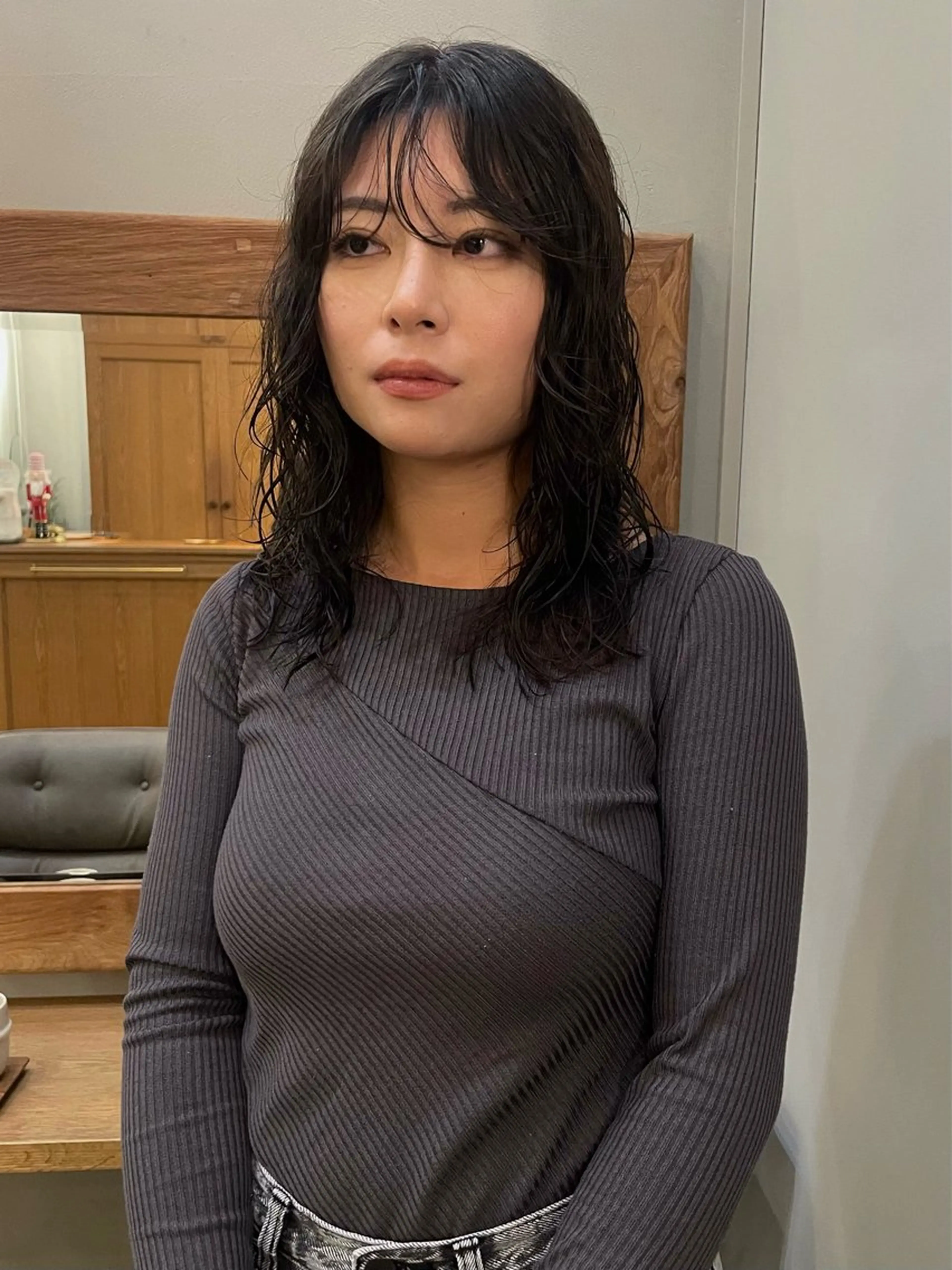 セミロング パーマ 原宿/ケパーマ 🧺ユウマのヘアスタイル