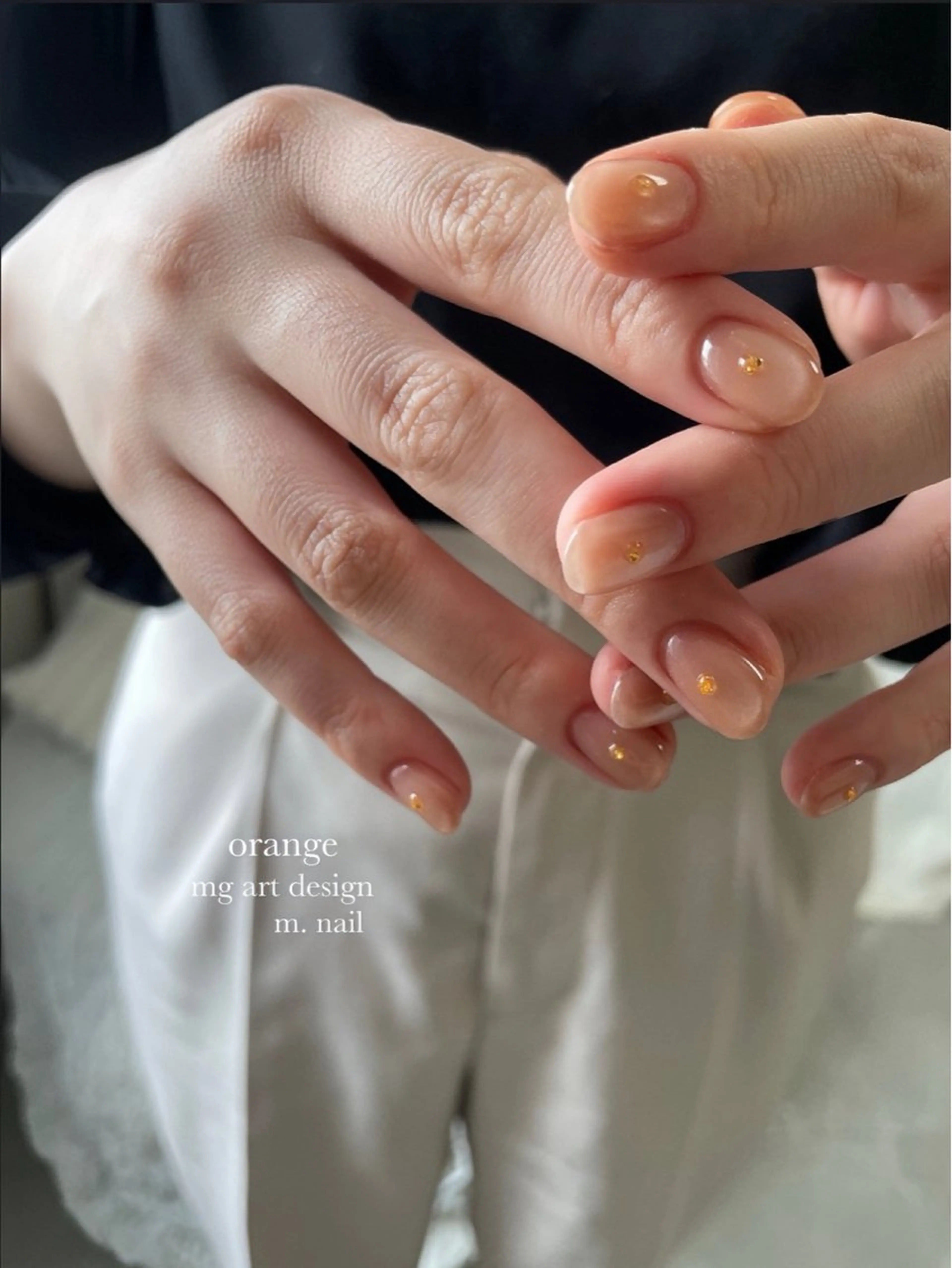 ネイル マグネットネイル オフィスネイル ワンホンネイル ハンドネイル m.nail salonのネイルデザイン