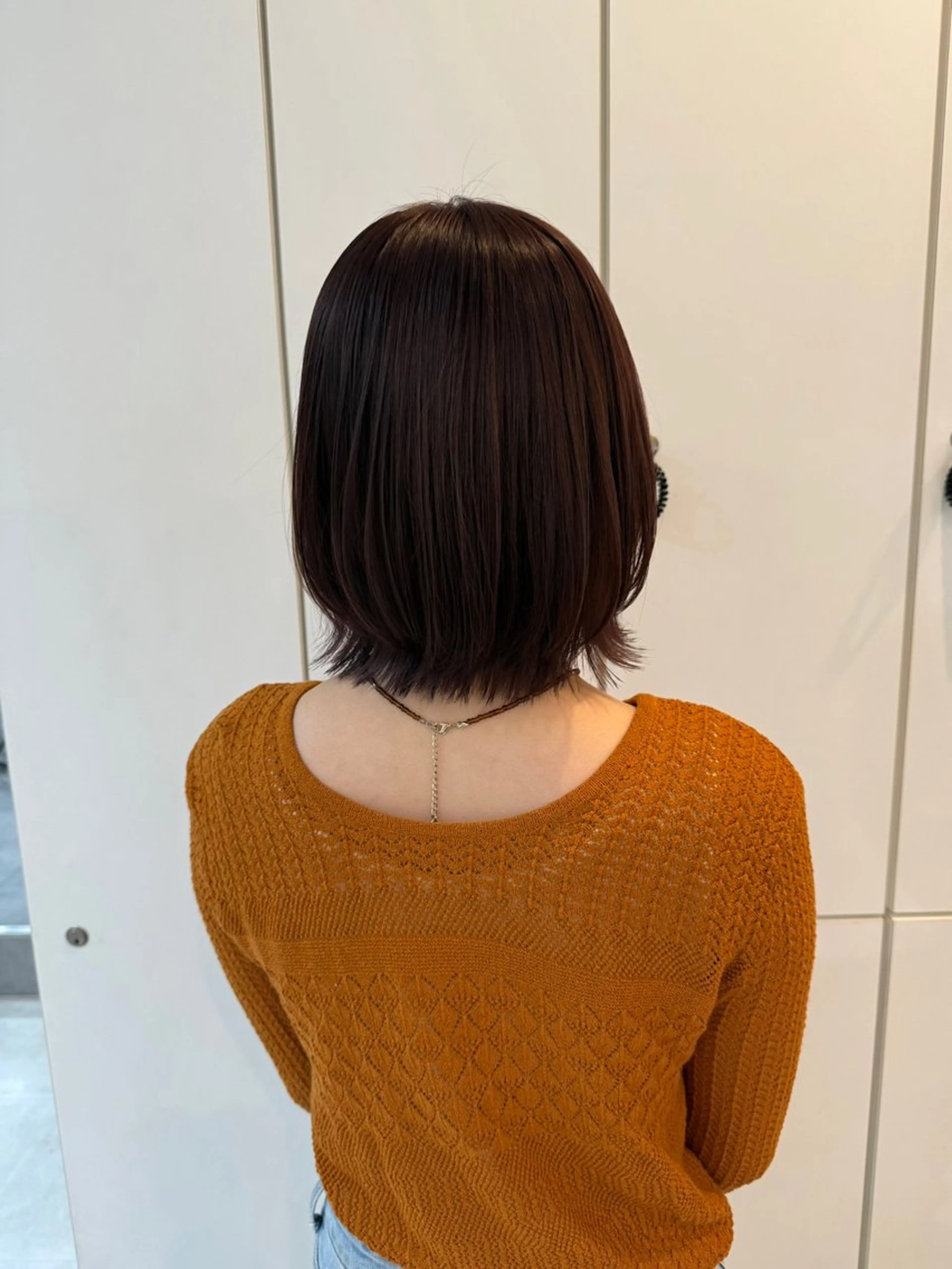 ミディアム カラー カット ヘアカラー neneka レイヤー／パーマのヘアスタイル