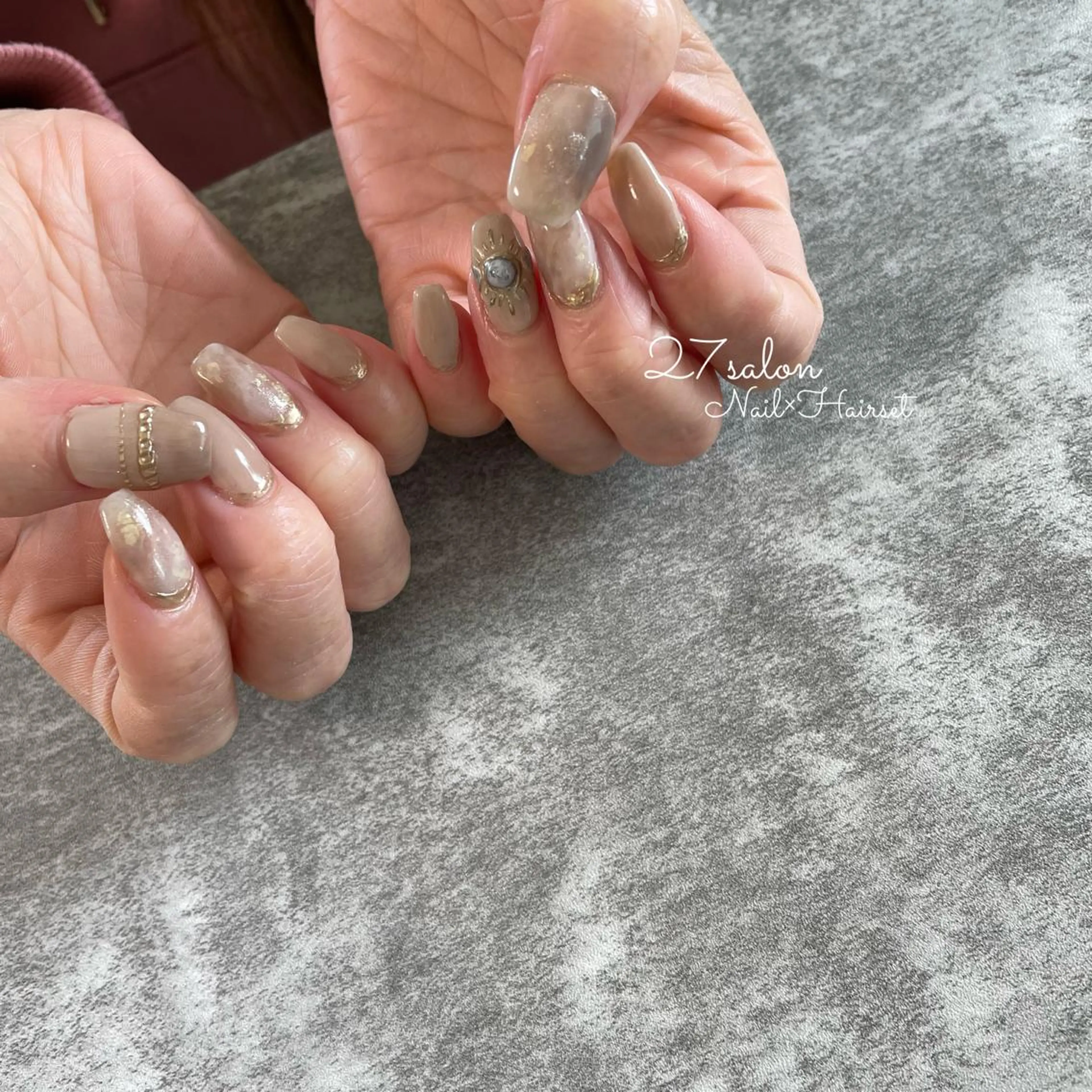 ネイル ニュアンスネイル 27salon yuinaのネイルデザイン