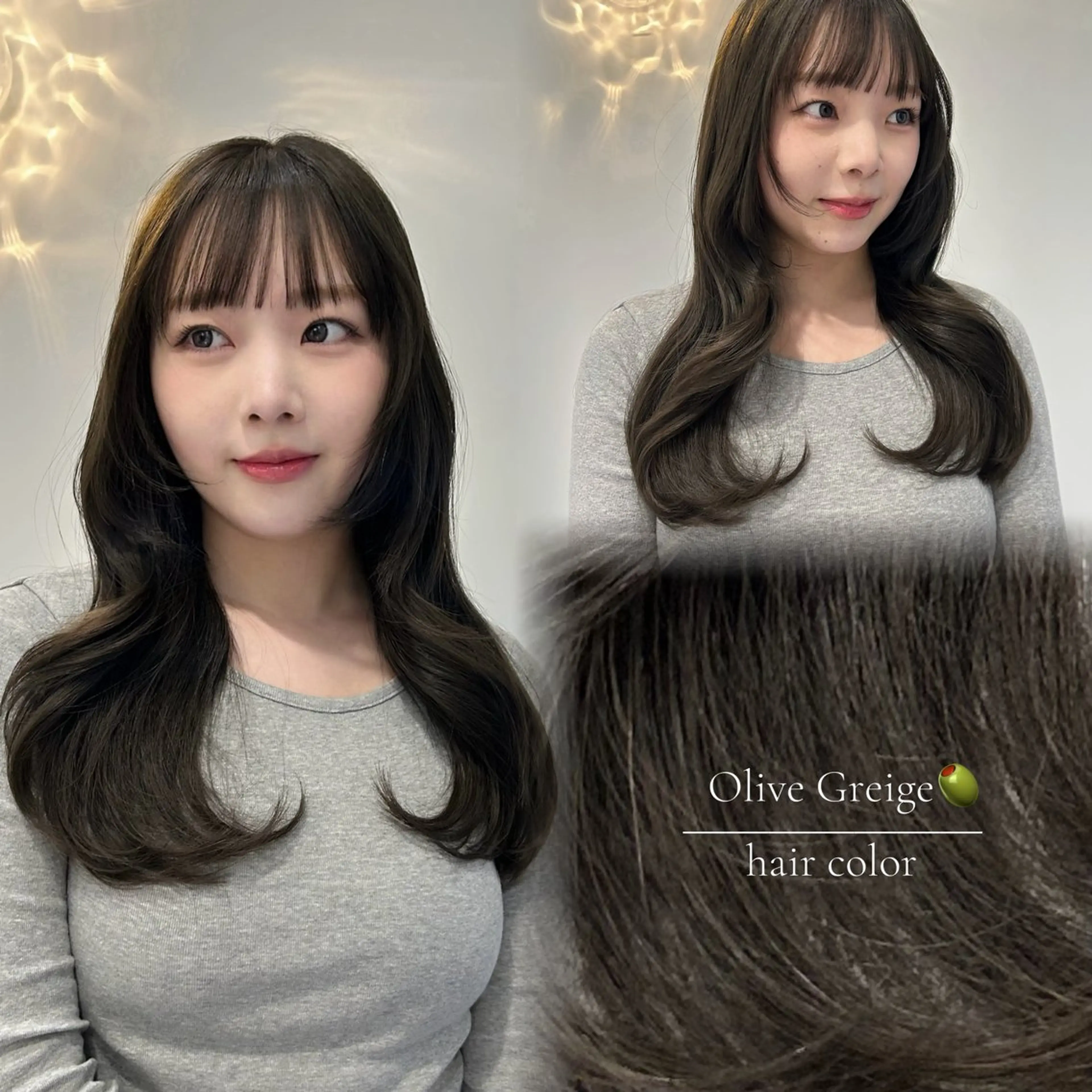 ロング カラー カット ヘアカラー トリートメント 🎀gigs🎀 momoka🎀のヘアスタイル