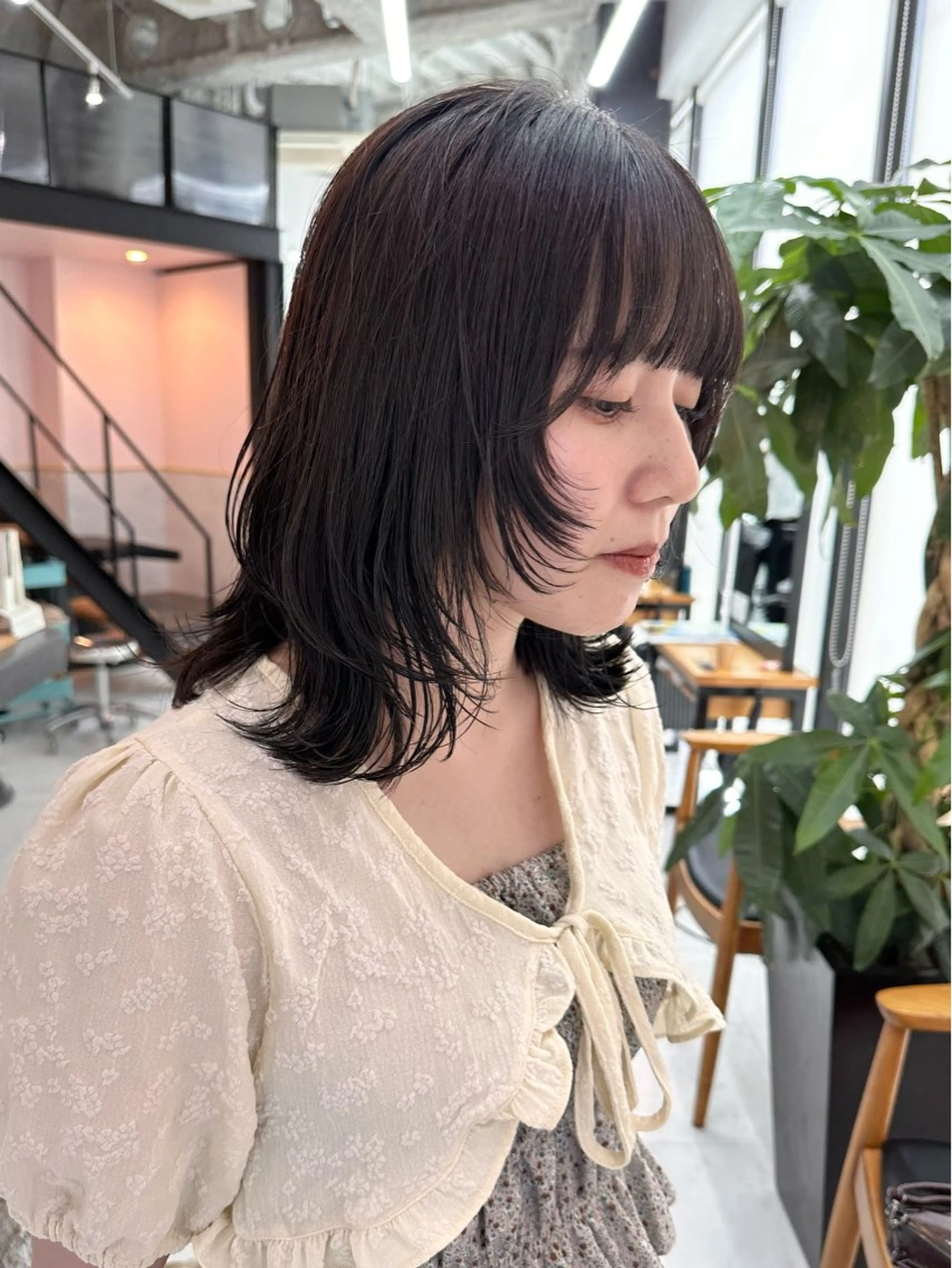 セミロング カラー 柔らかいcolor 🌿harukaのヘアスタイル