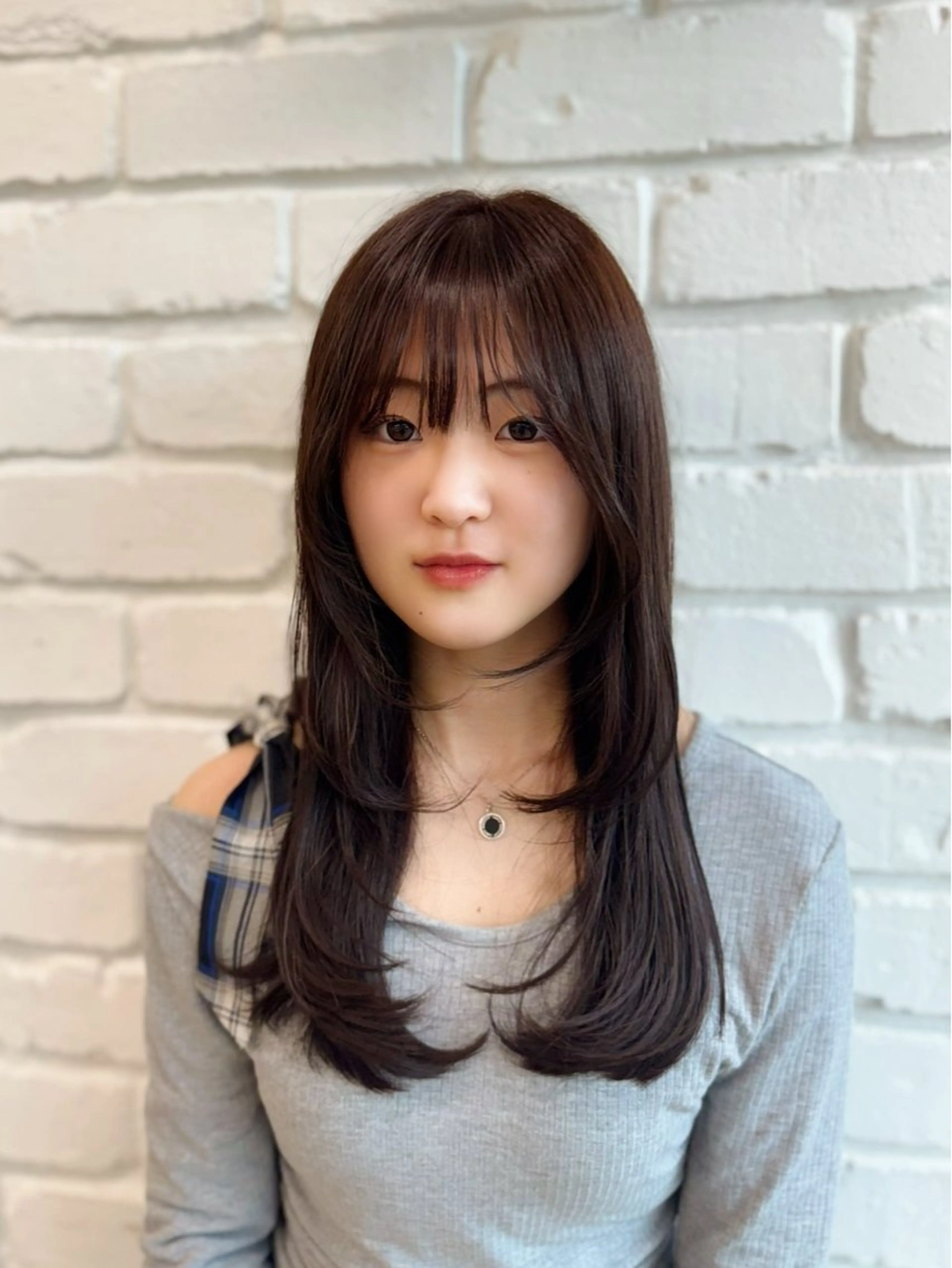 【人気menu🩶】メンテナンスカット×ブリーチ無しワンカラー×髪質改善トリートメント🍸の写真