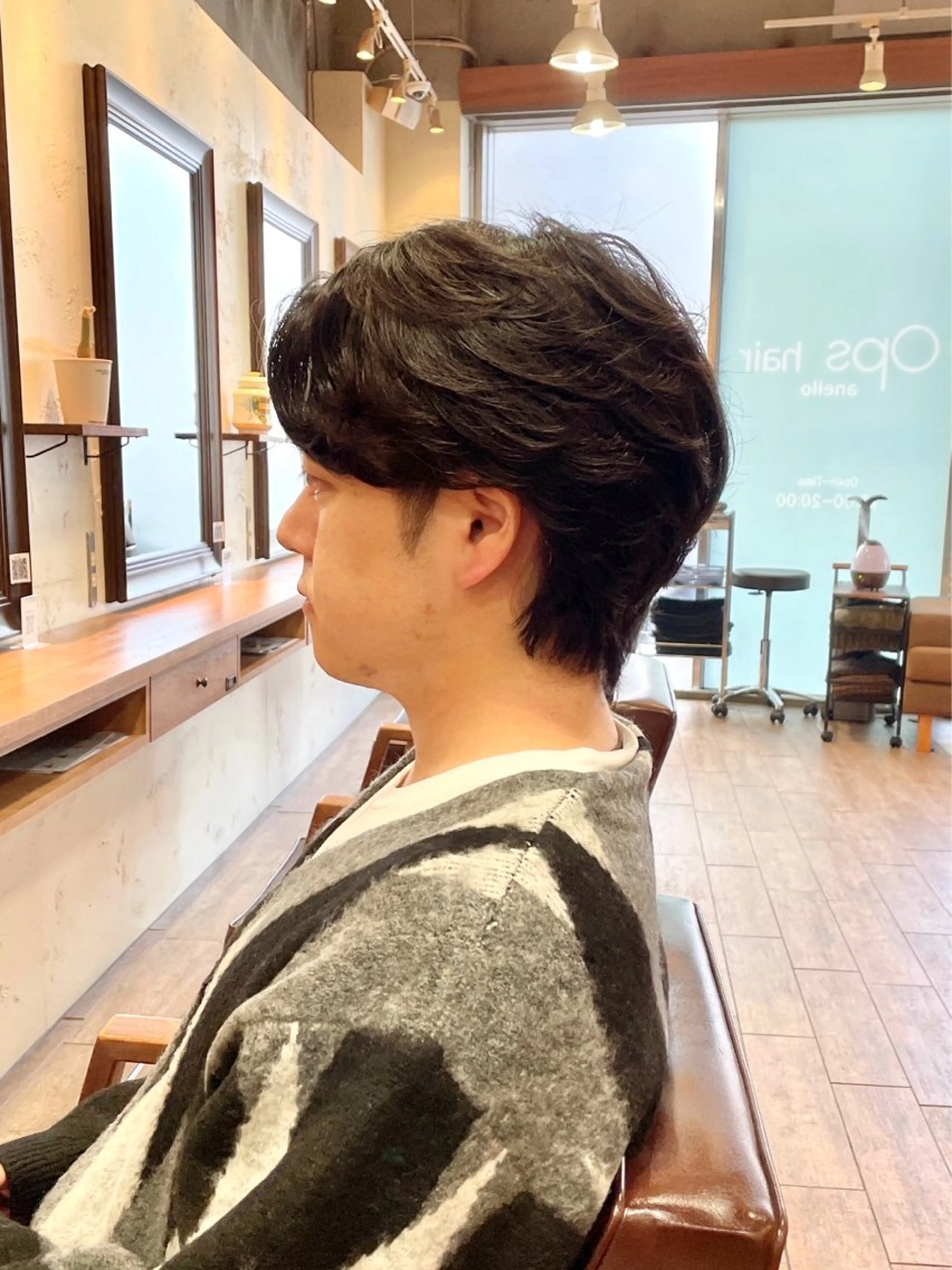 パーマ メンズ フェザーパーマ メンズパーマ カット パーマ ショート/ボブ/ メンズ/縮毛矯正のヘアスタイル