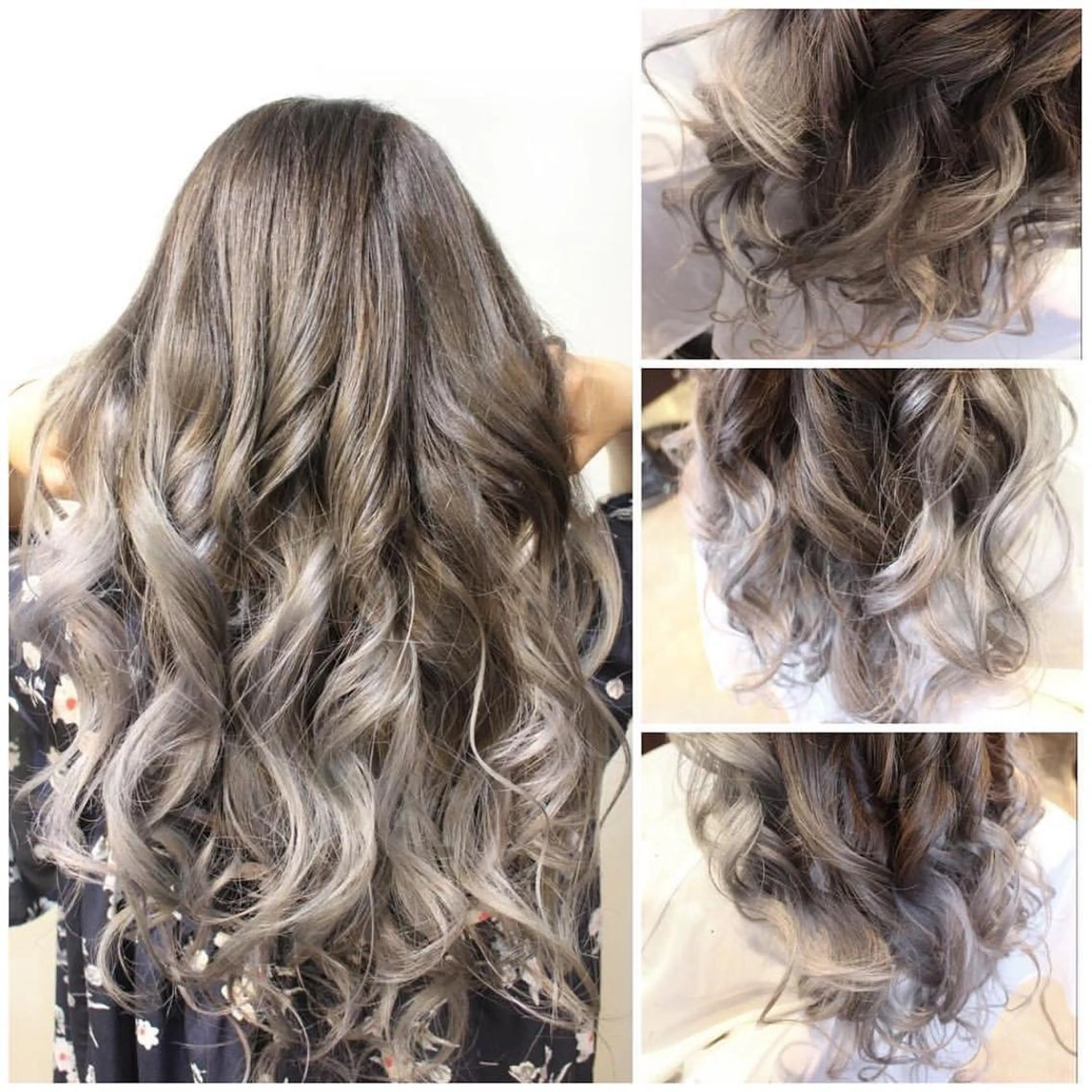 ロング カラー ヘアアレンジ ブリーチ 透明感カラー グラデーションカラー ラベンダーカラー ヘアカラー トリートメント 次世代シールエクステ 錦糸町 小泉 朋之のヘアスタイル