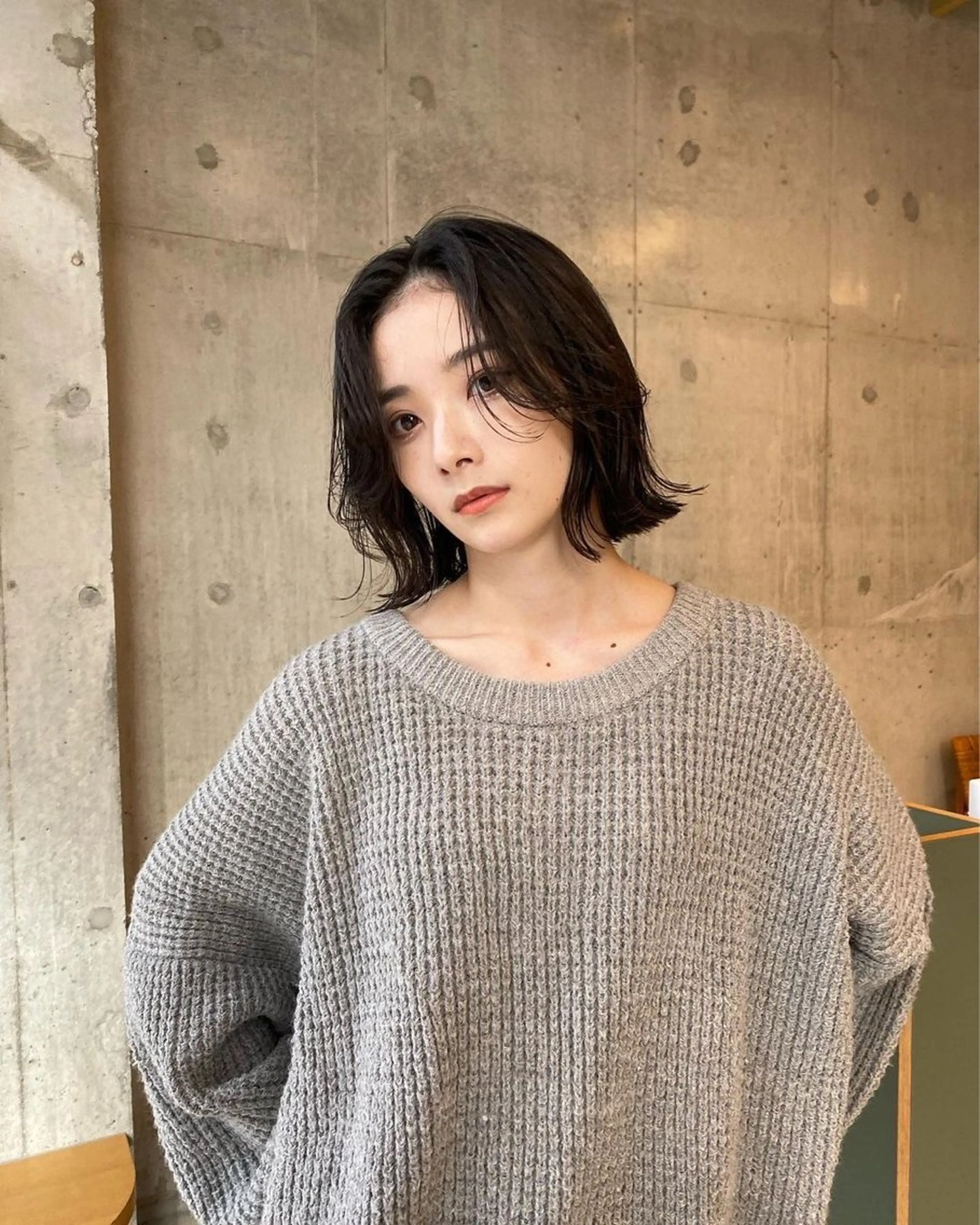 ミディアム カラー 韓国ヘア/wカラー レイヤー/RIN🎀のヘアスタイル