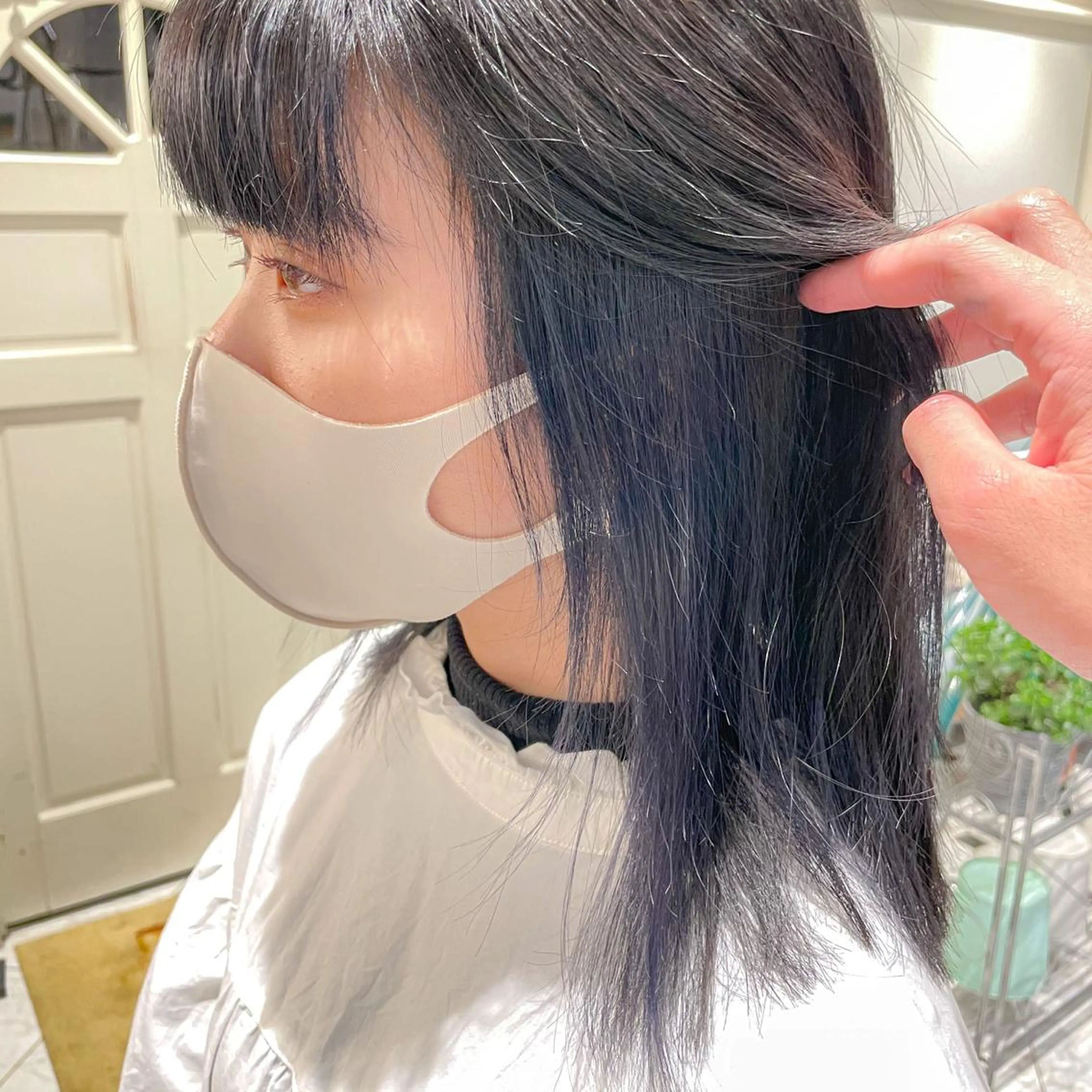 セミロング カラー ヘアカラー トリートメント レイヤー/韓国ヘア 縮毛矯正🫧鈴木颯のヘアスタイル