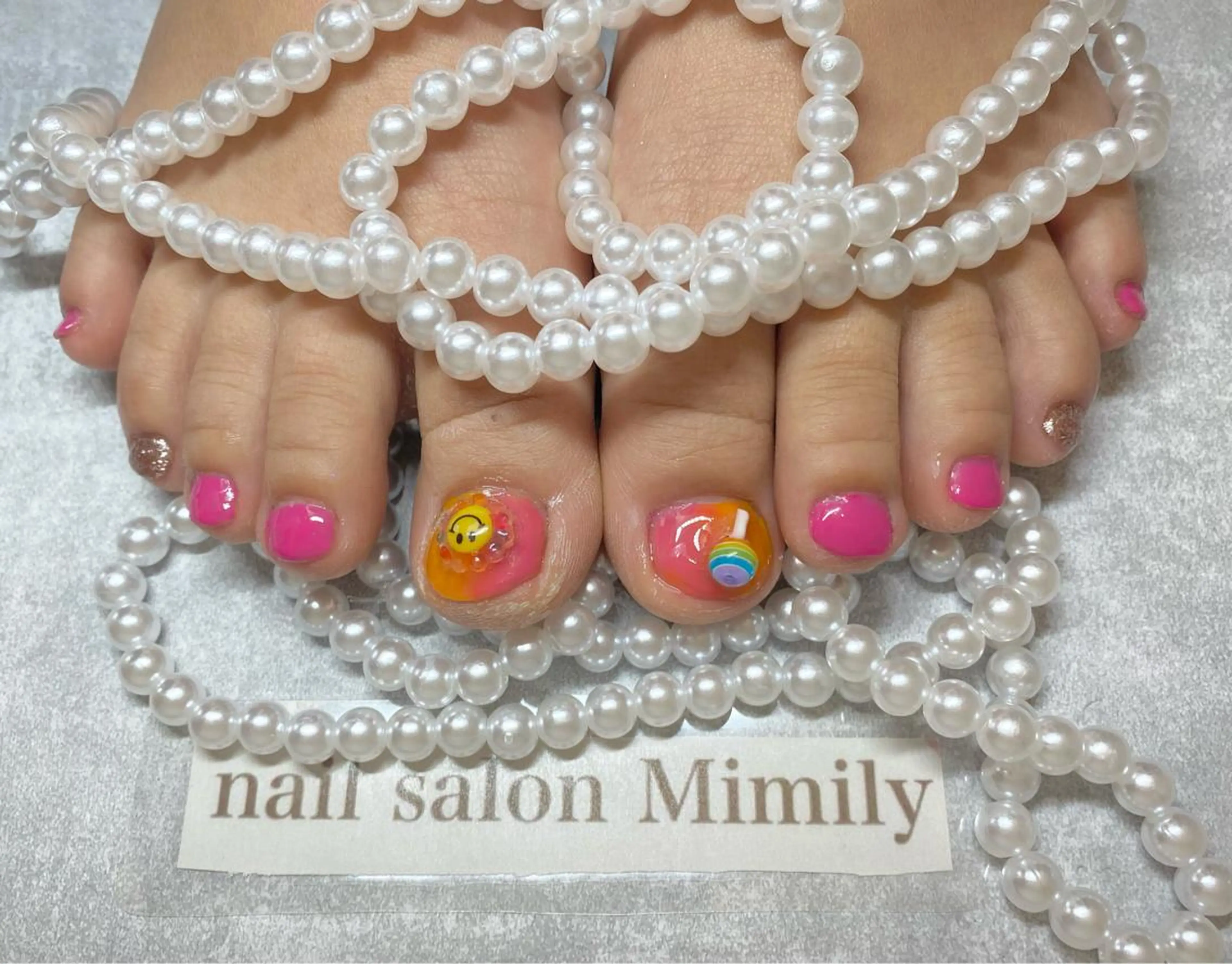 ネイル フットネイル nailsalon Mimilyのネイルデザイン
