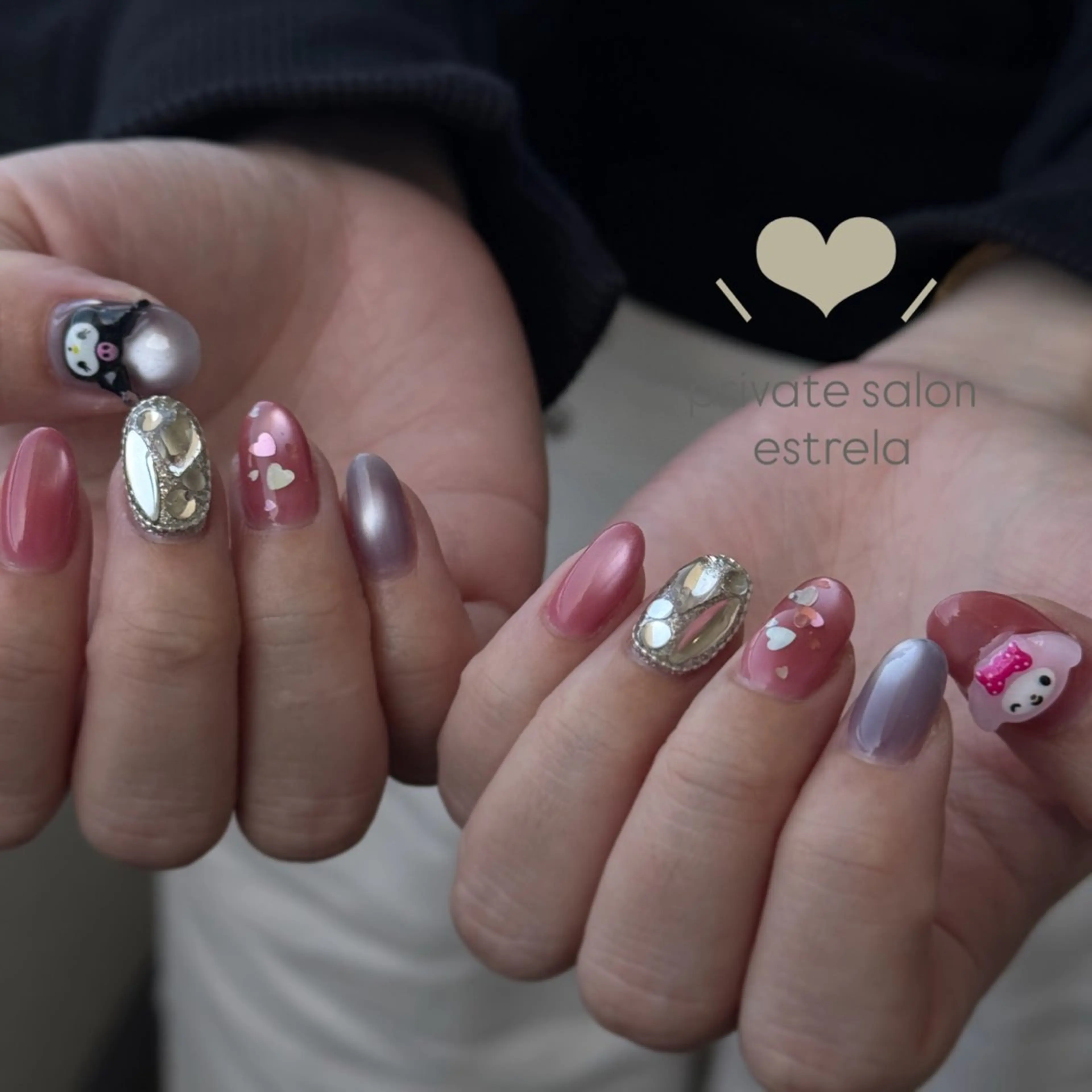 ネイル ハンドネイル estrela 🍑のネイルデザイン
