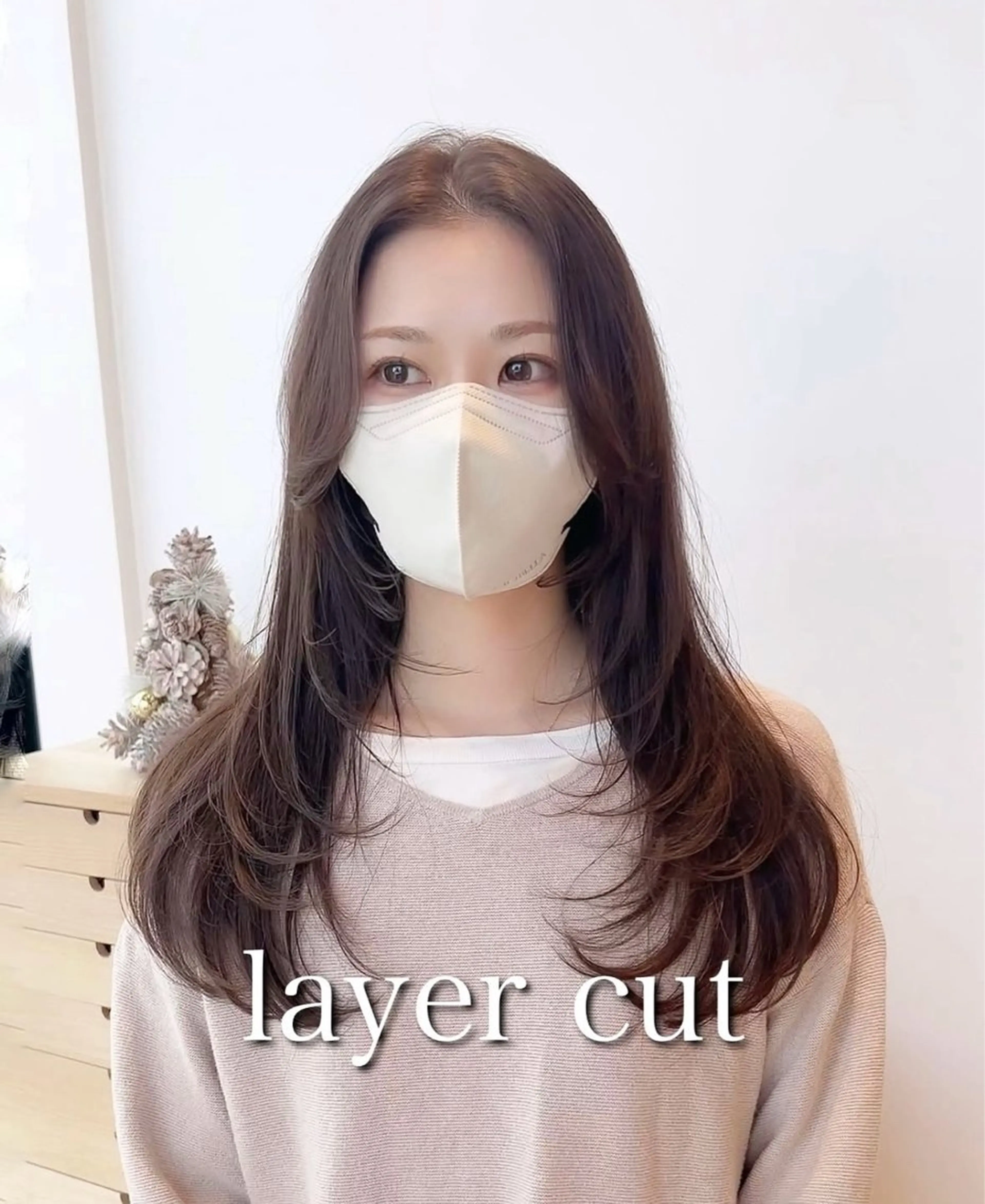 ロング レイヤーカット 内海 渚のヘアスタイル