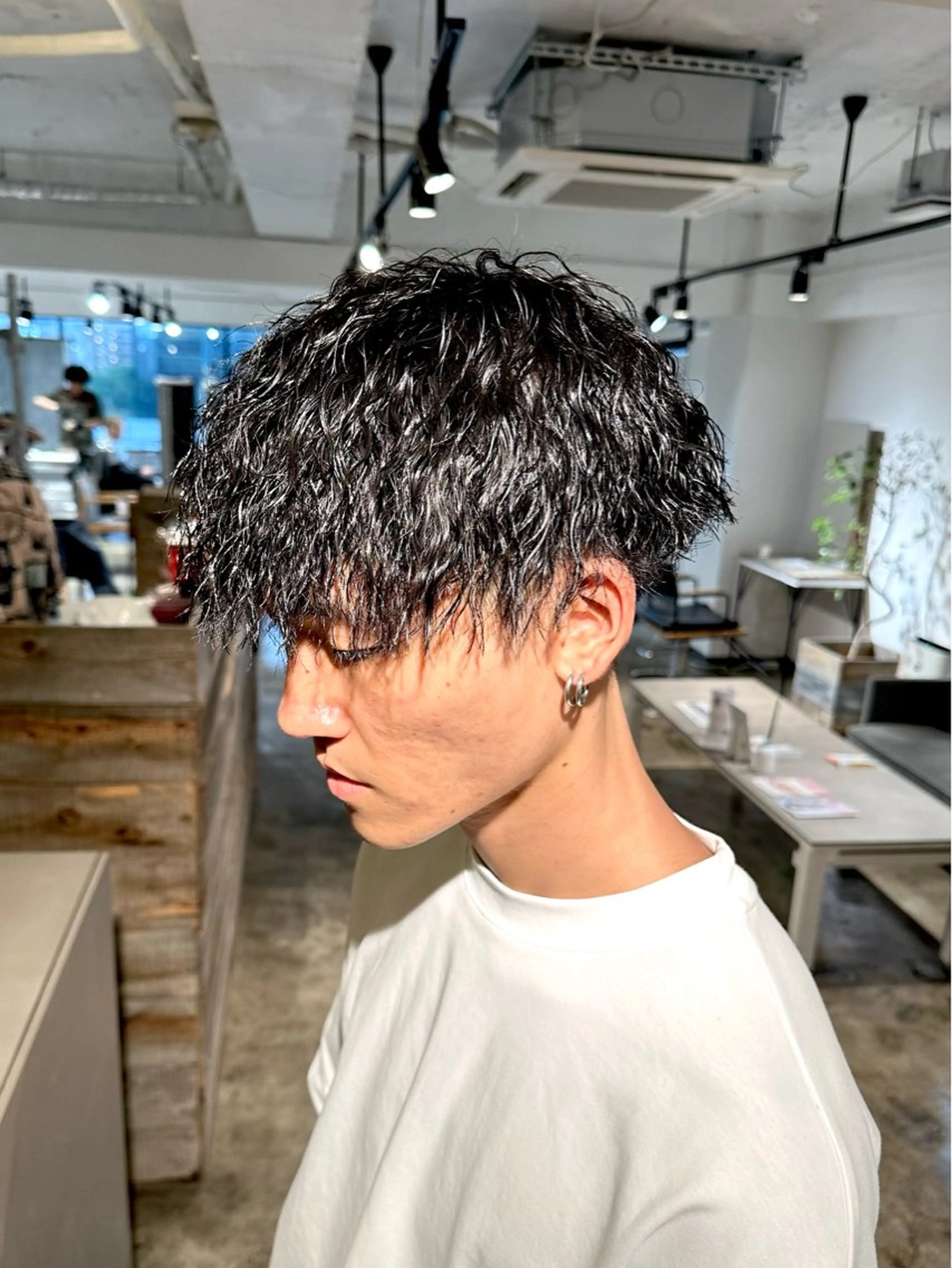 パーマ メンズ メンズパーマ ツイストスパイラルパーマ スパイラルパーマ カット パーマ トリートメント 骨格補正施術/メンズ 専門美容師/YUYAのヘアスタイル