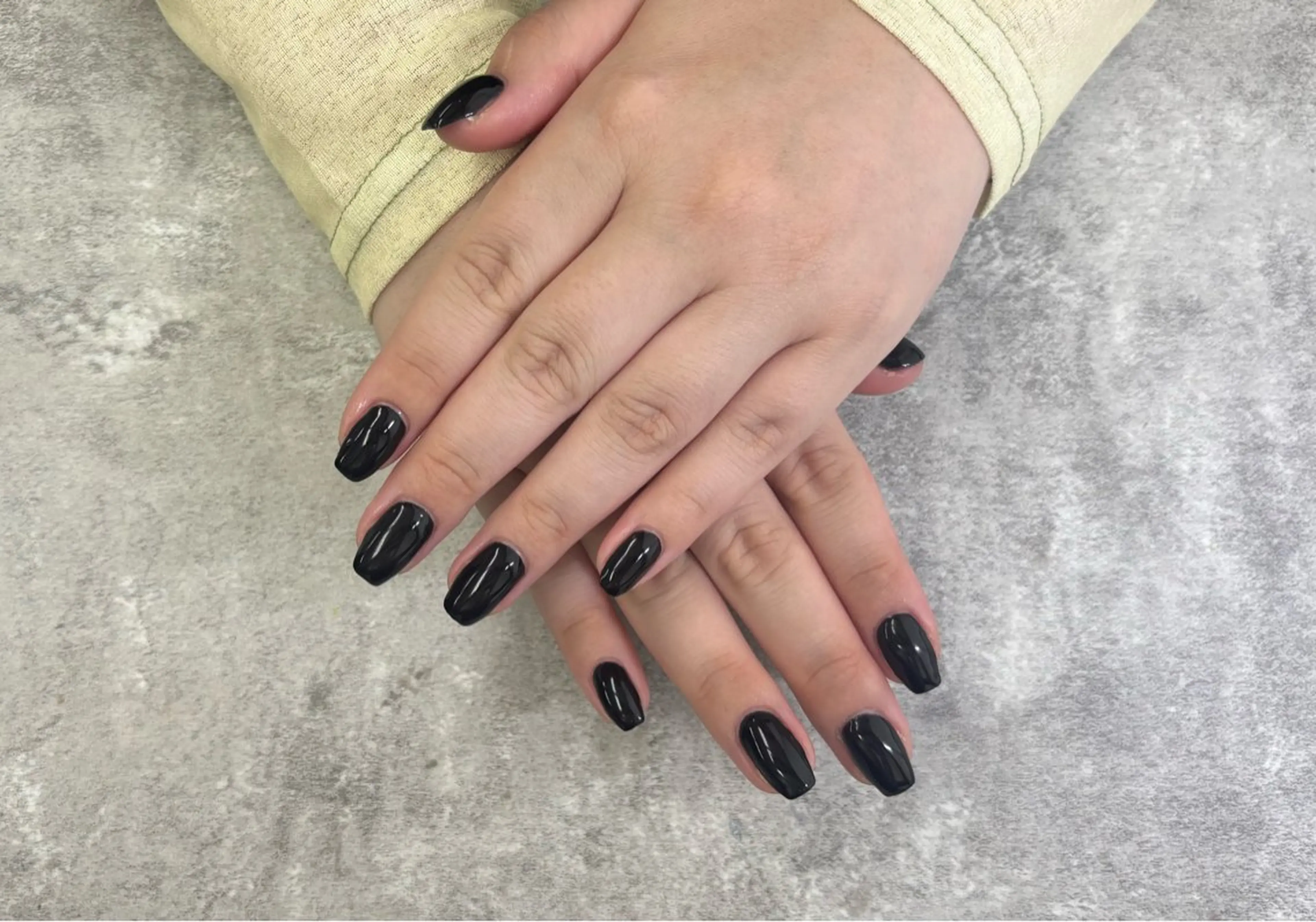 ネイル ワンカラーネイル Li aile yuuka🩰🎀のネイルデザイン