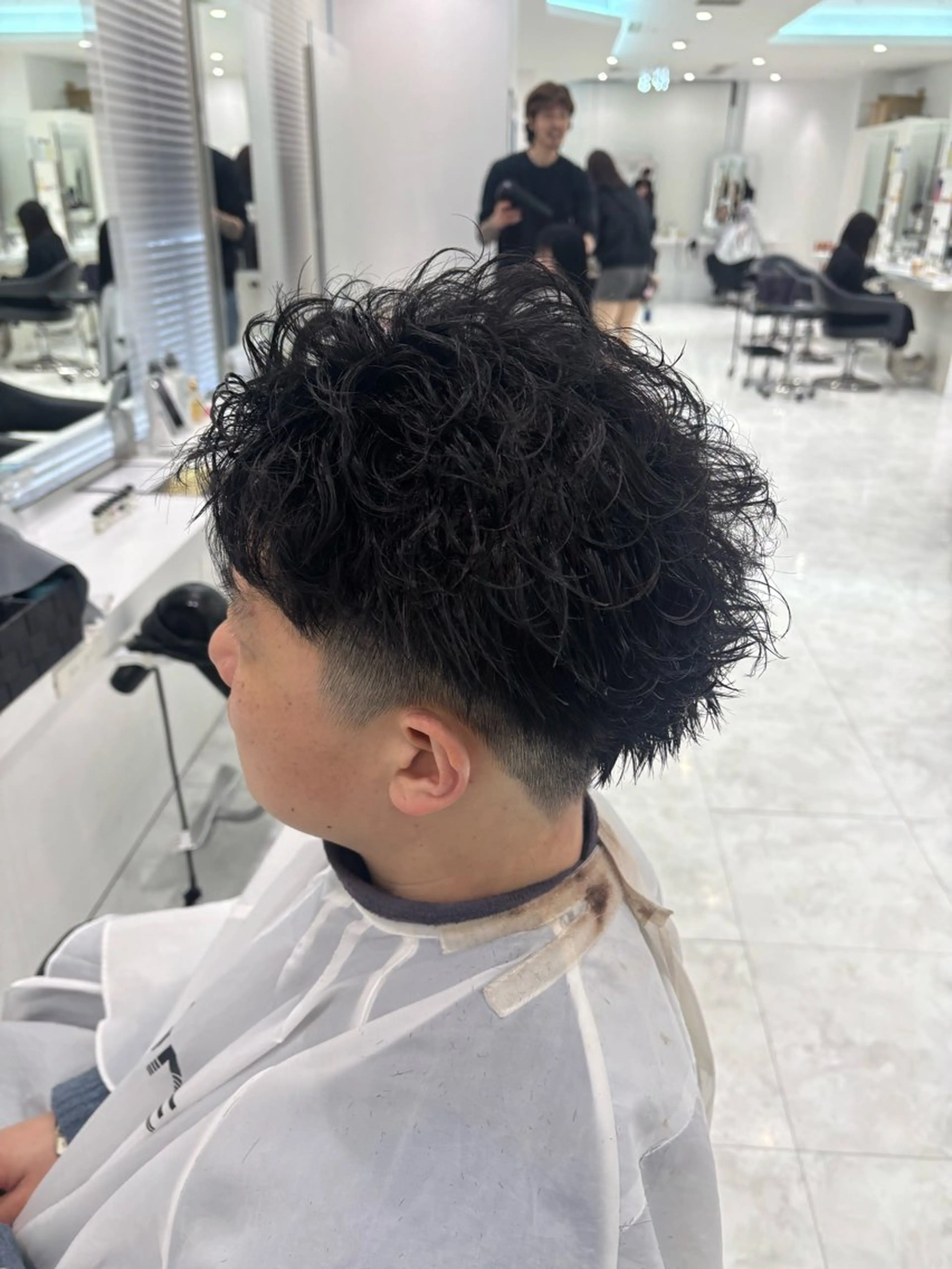 メンズ カット パーマ 銀座/ショート/ メンズ/HINOKIのヘアスタイル