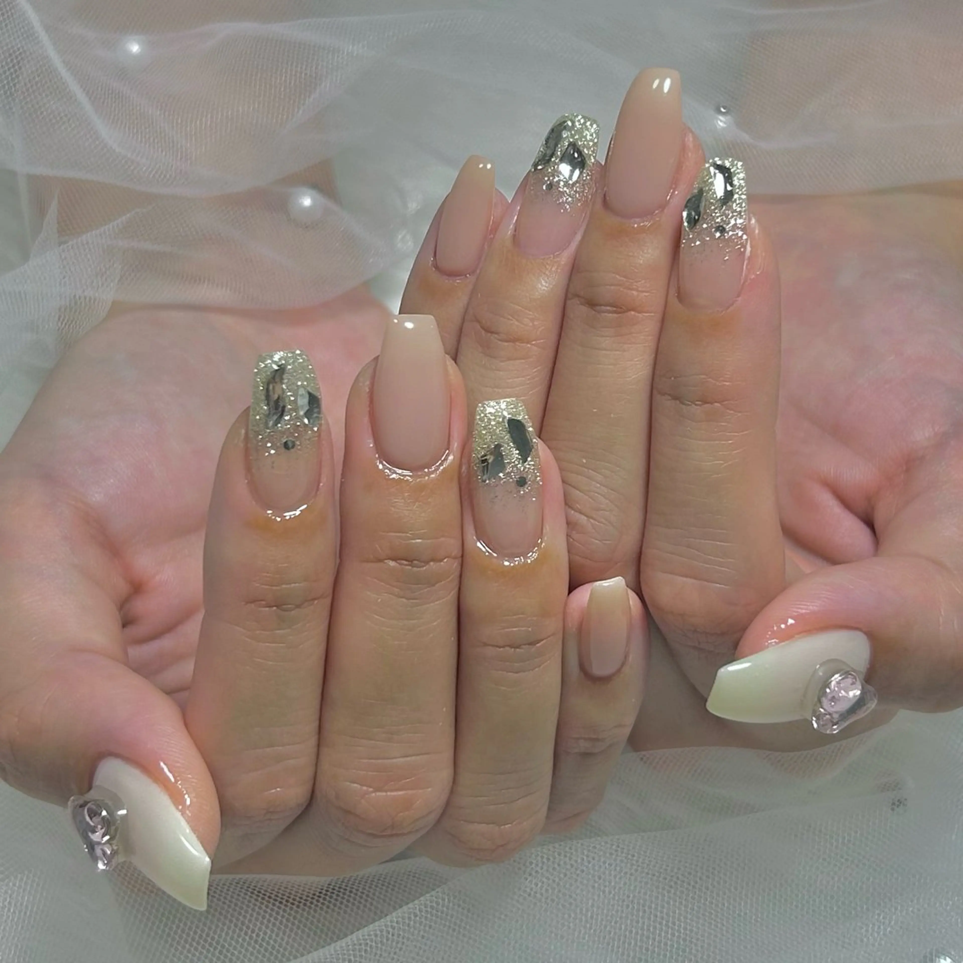 ネイル ハンドネイル ぷりゅねる Nanamiのネイルデザイン