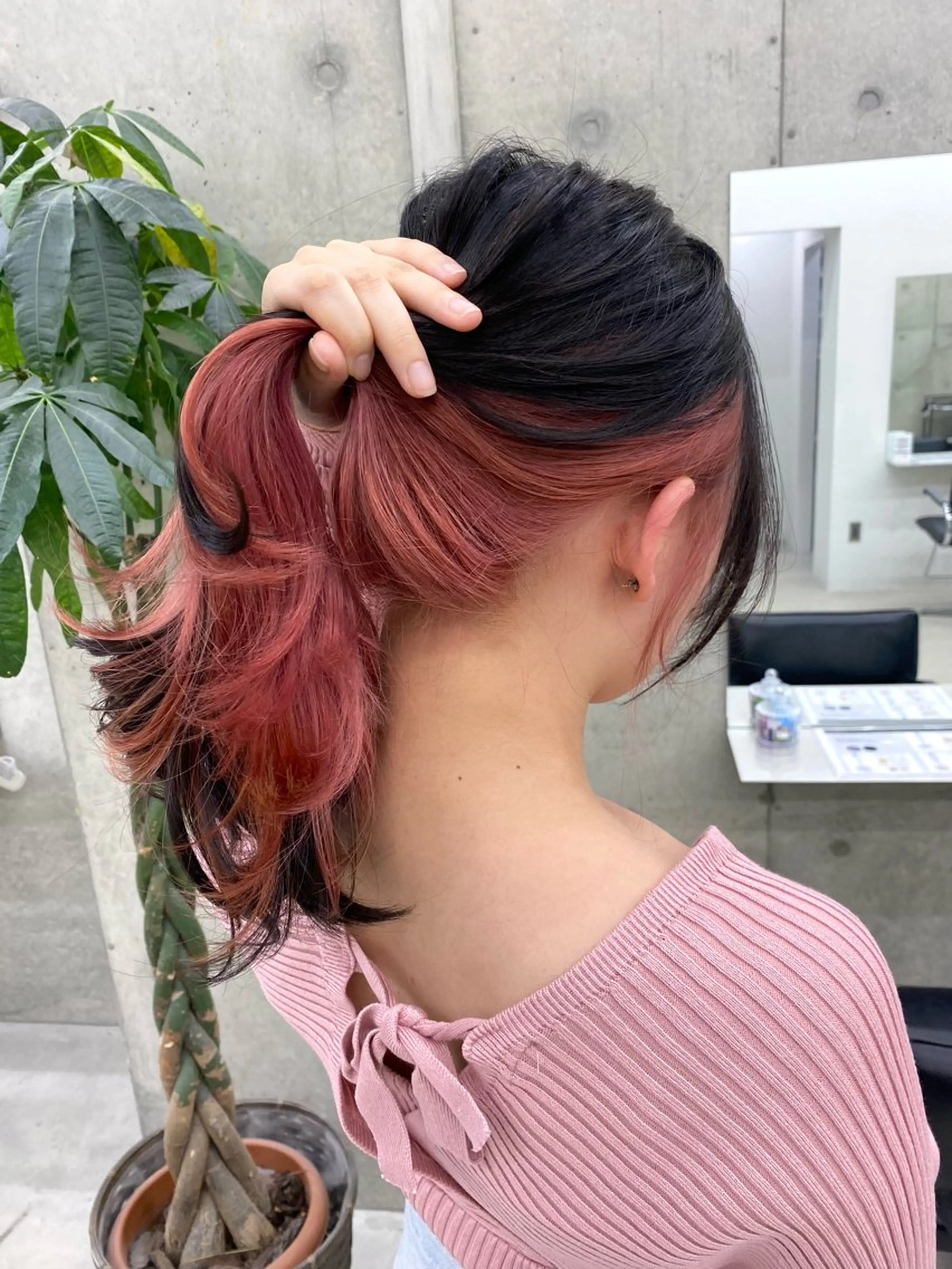 セミロング 中道 晶のヘアスタイル