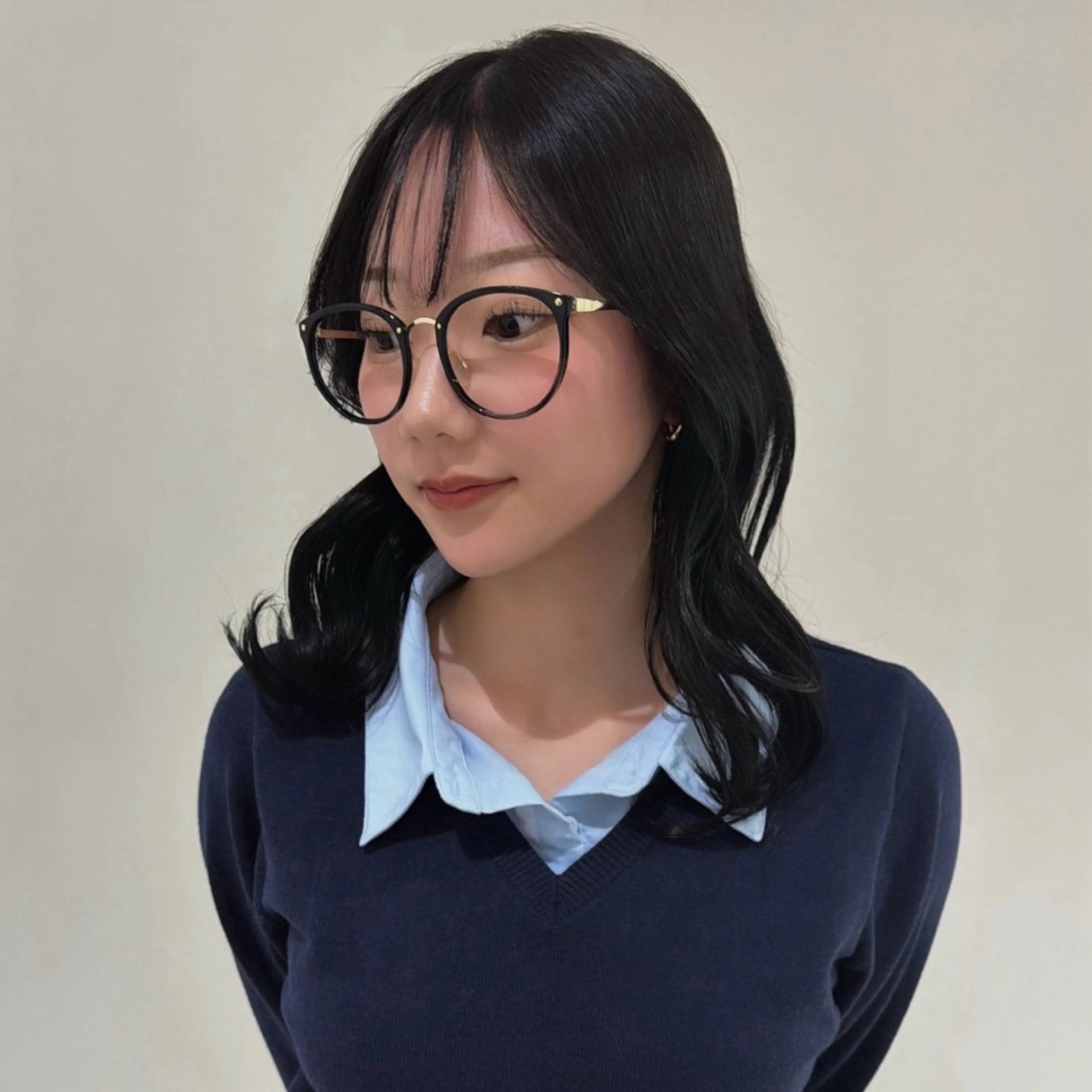 セミロング カット ヘアカラー トリートメント ヘッドスパ ヘアセット 🇰🇷韓国ワンホン カラー🎀✨️AYUのヘアスタイル