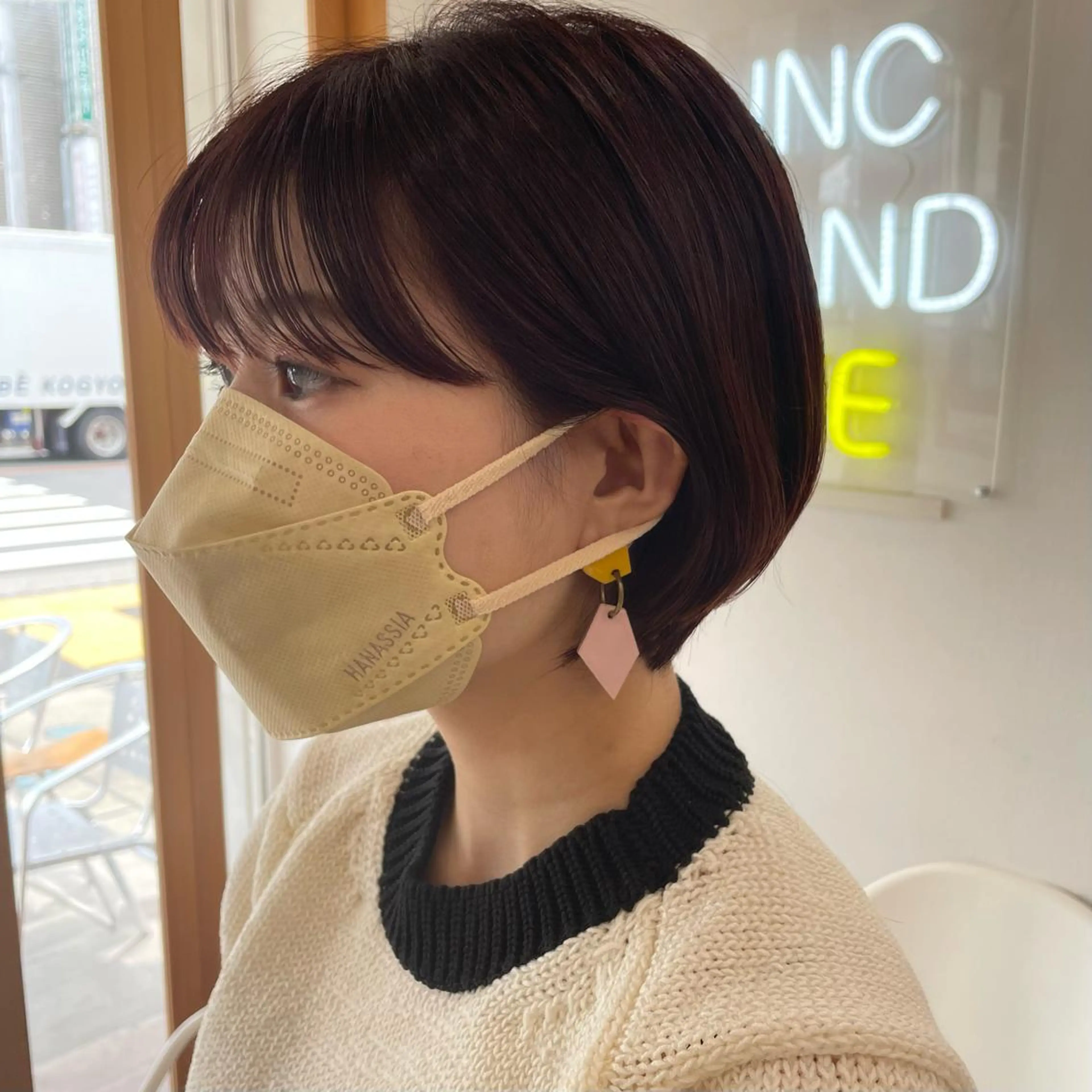 ショート ショートボブ ボブ ショートヘア SUNC/🤎 オオクマ　カナエ🤎のヘアスタイル