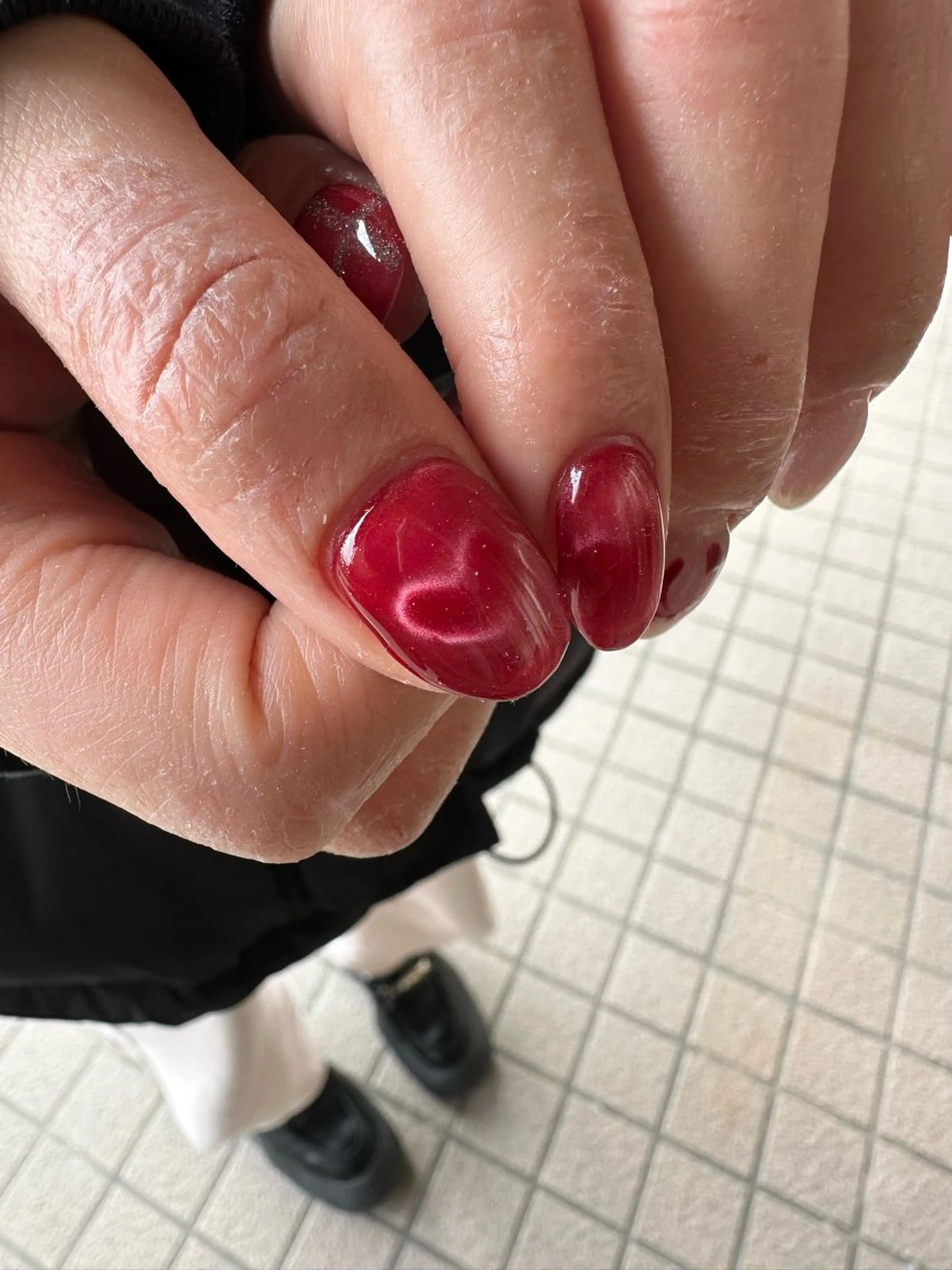 ネイル ハート Sawa ︎︎𓂃⟡.·のネイルデザイン