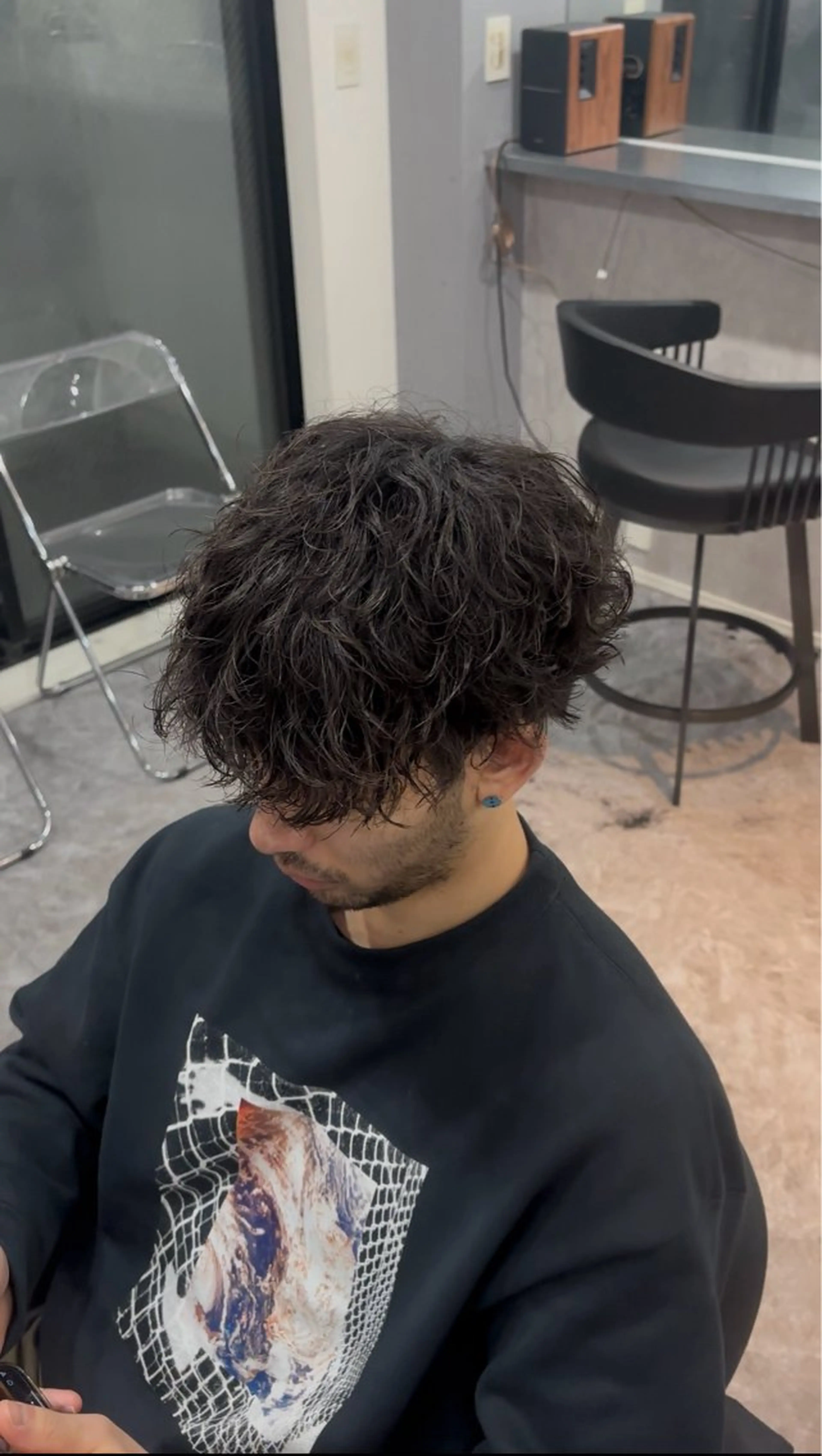 カット+スパイラルパーマの写真