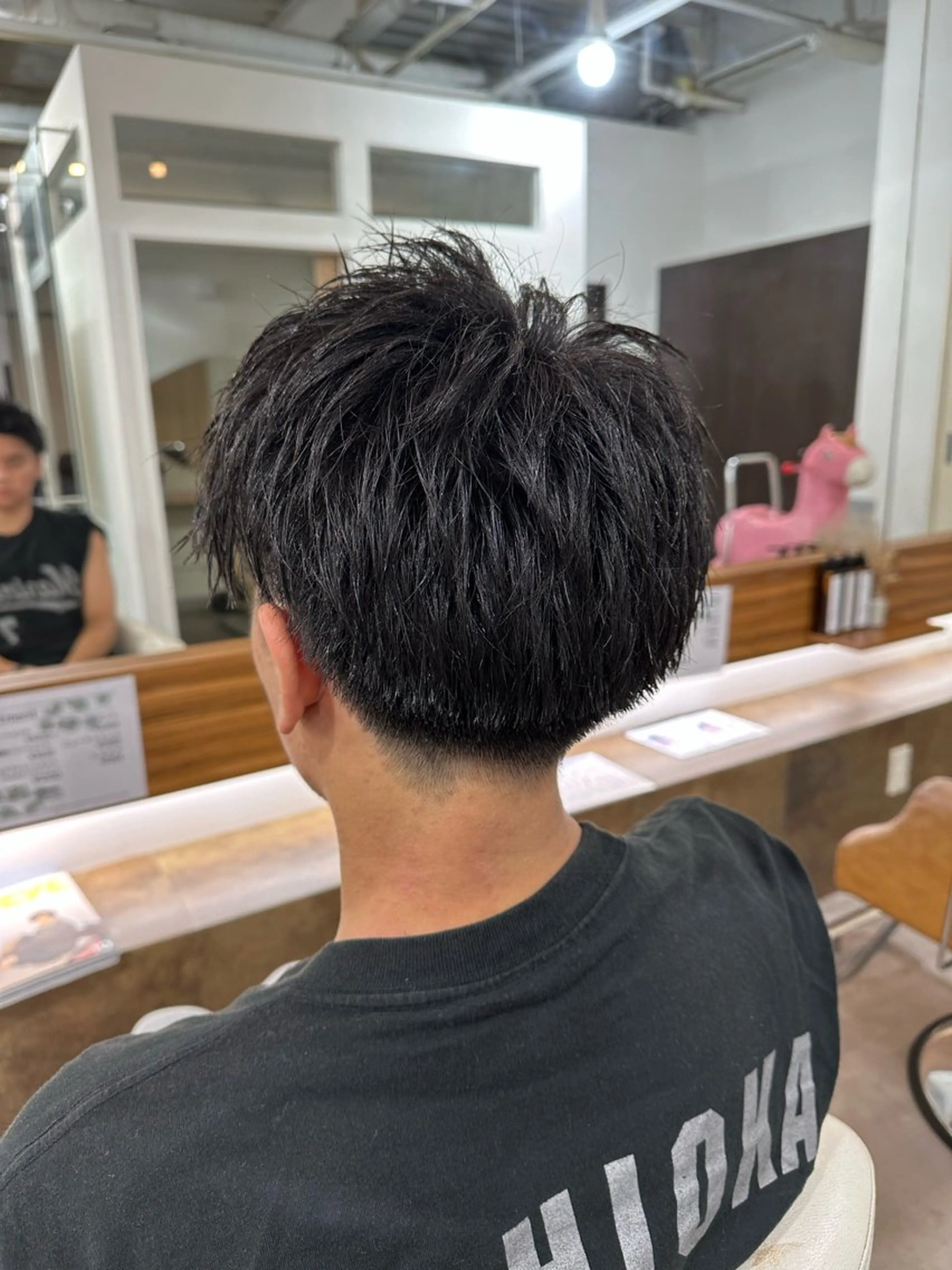 メンズ カット 我満 宏映のヘアスタイル