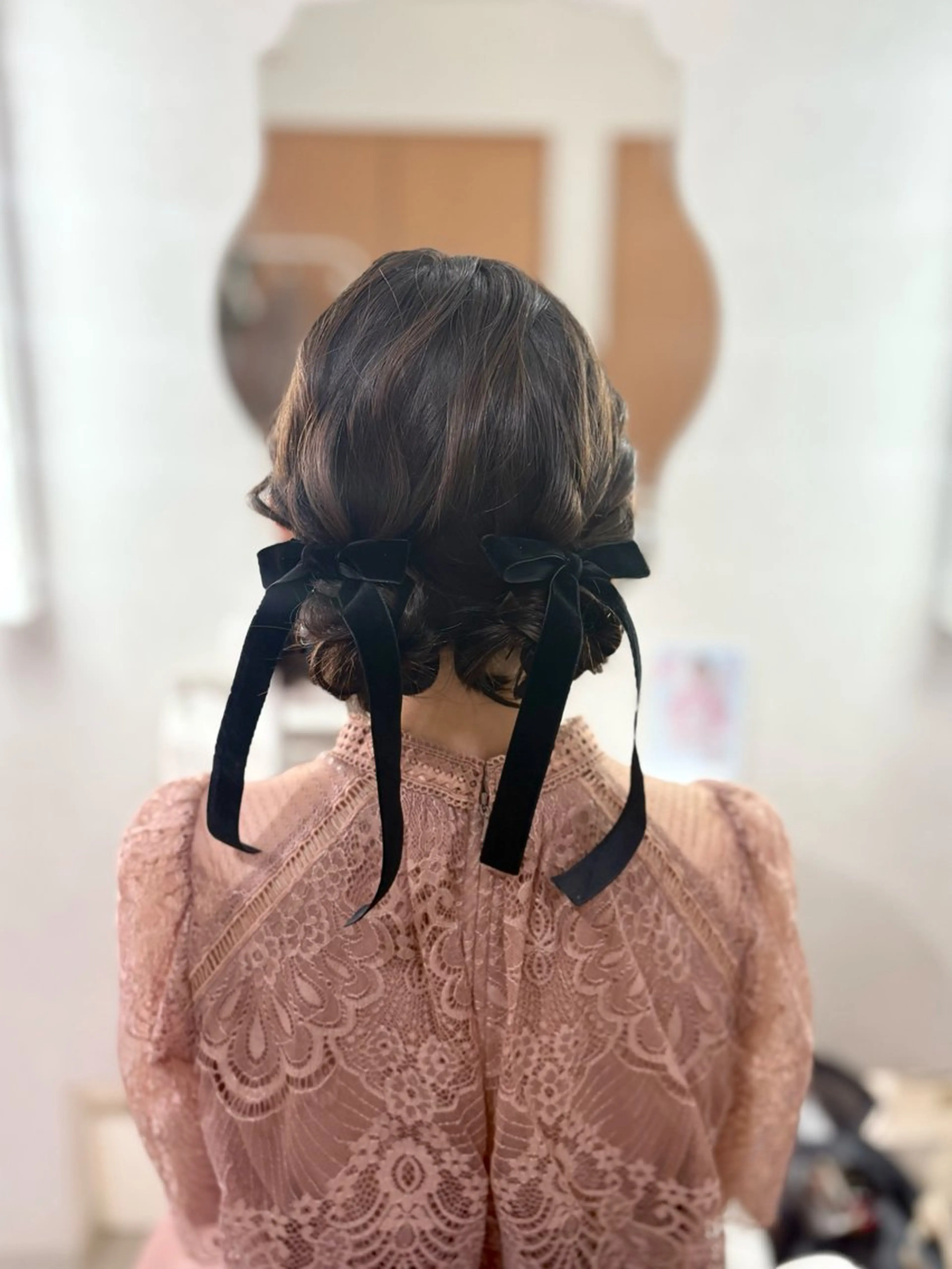 セミロング ヘアアレンジ ヘアセット ヘアセットサロン /上坪愛美のヘアスタイル
