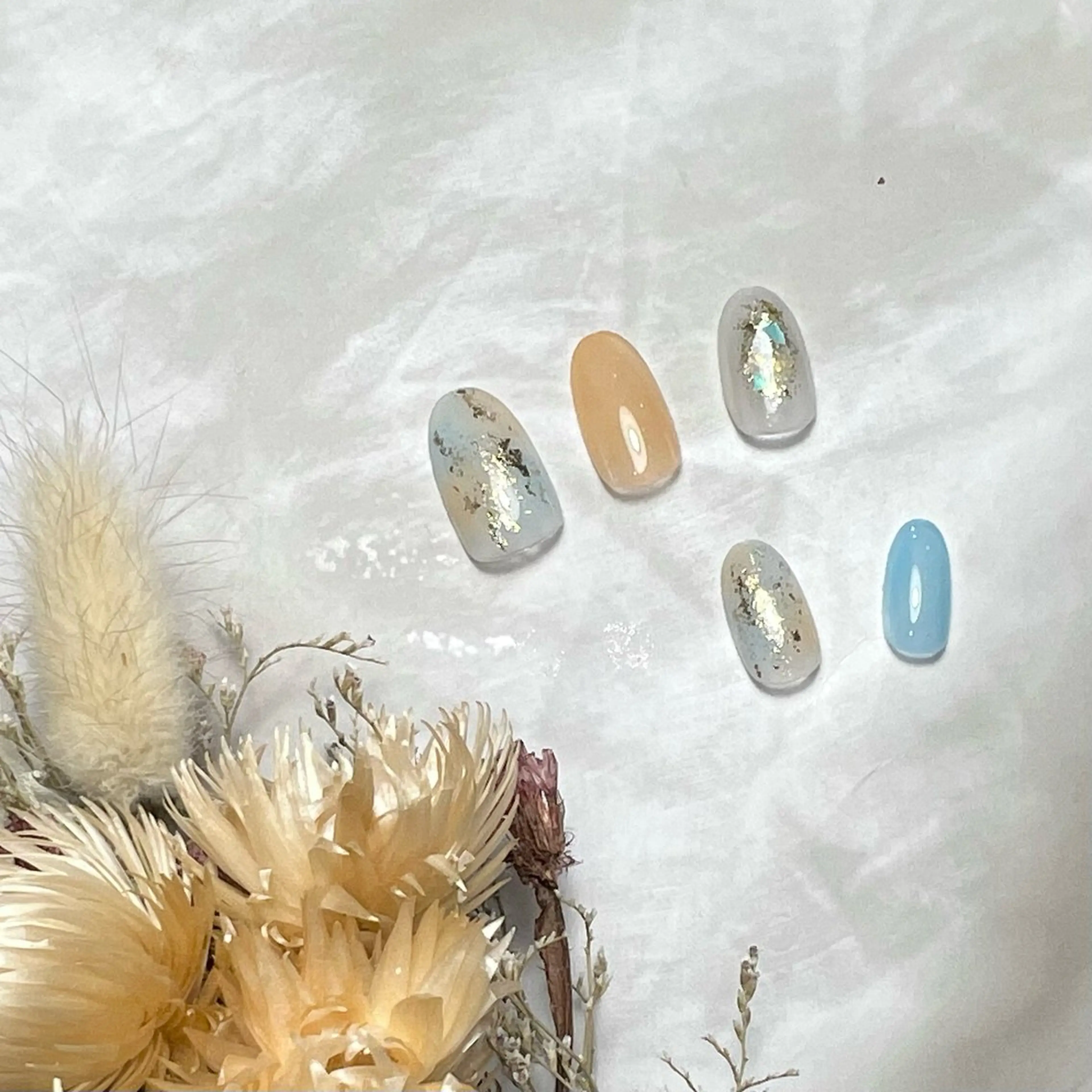 ネイル フットネイル ジェルネイル マグネットネイル ニュアンスネイル ワンカラーネイル Kanna Yuki カンナユキのネイルデザイン