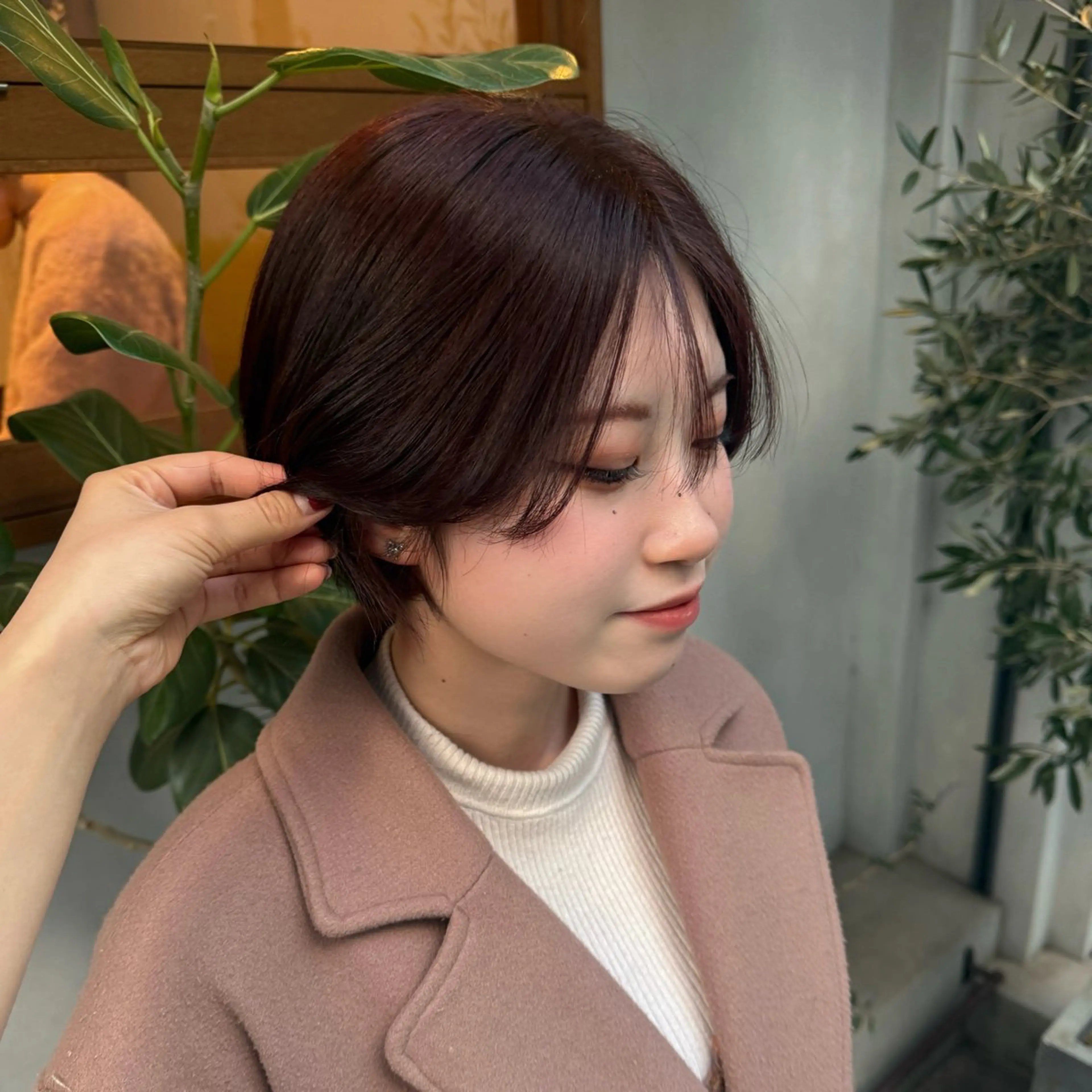 ショート カラー ‎🤍江坂 ハヤシアヤナ‎🤍のヘアスタイル