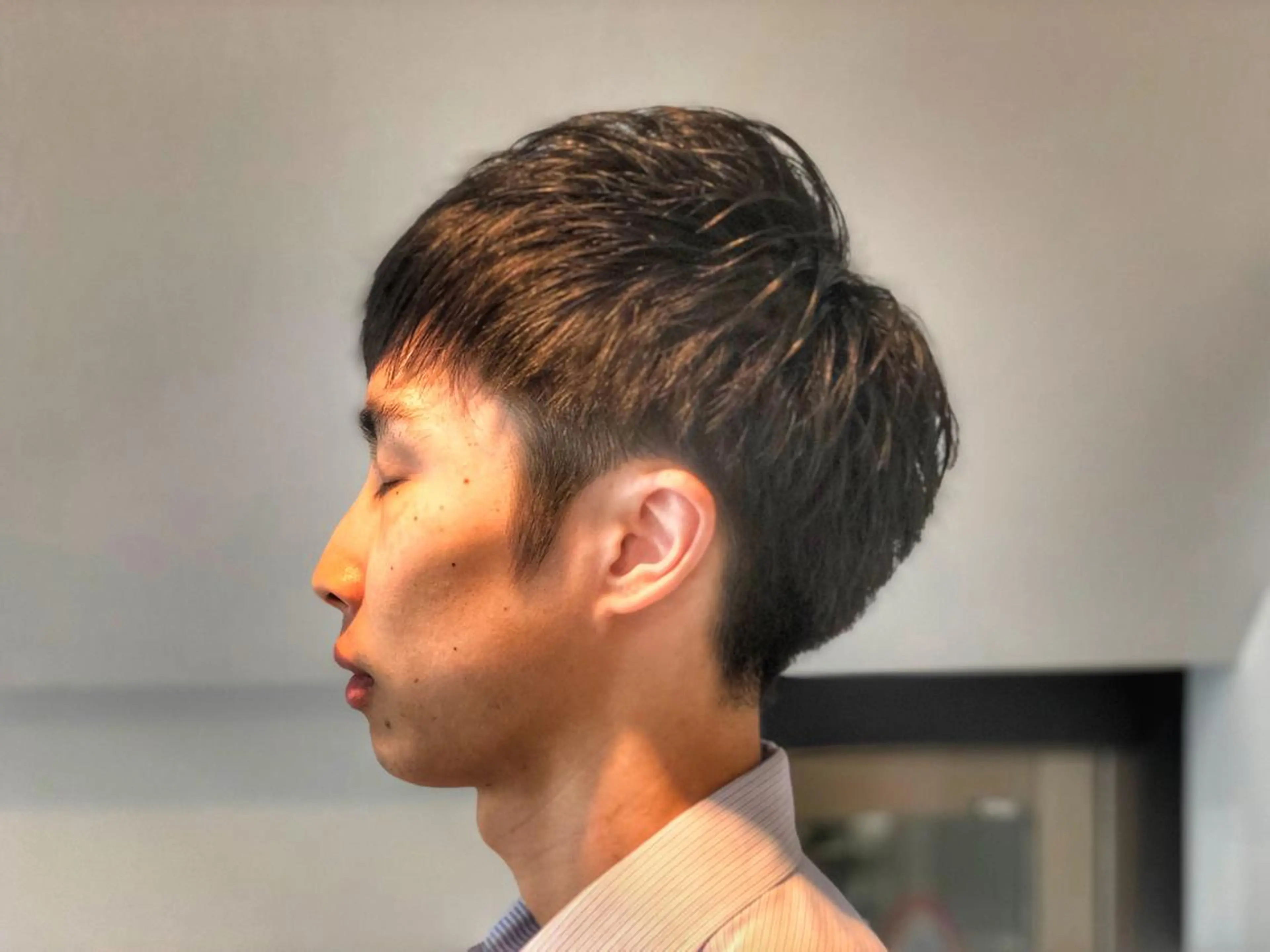 ショート カラー パーマ メンズ 美髪矯正 Rioのヘアスタイル