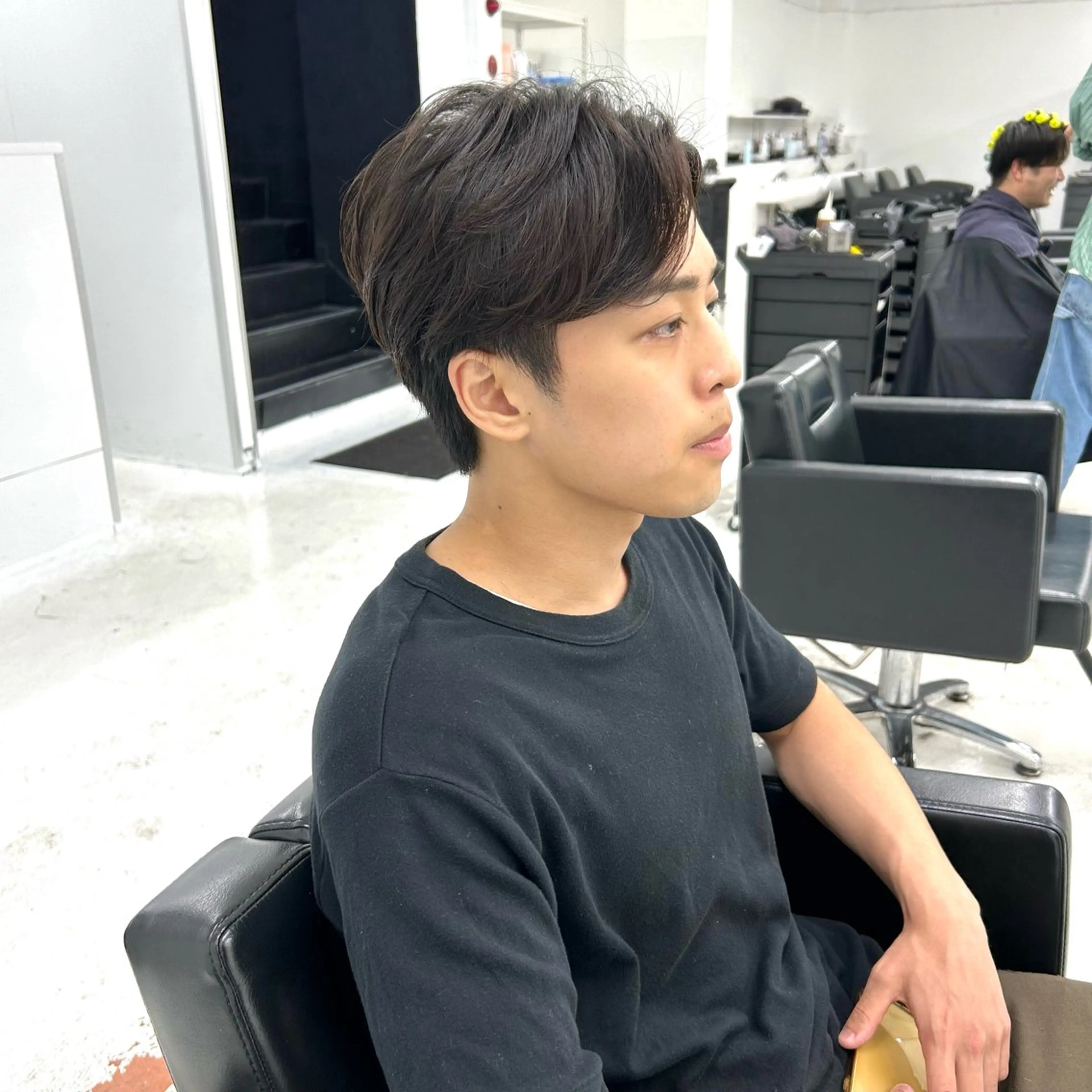 ショート パーマ メンズ メンズパーマ ニュアンスパーマ 【メンズパーマ特化】 🍏網中勇喜のヘアスタイル