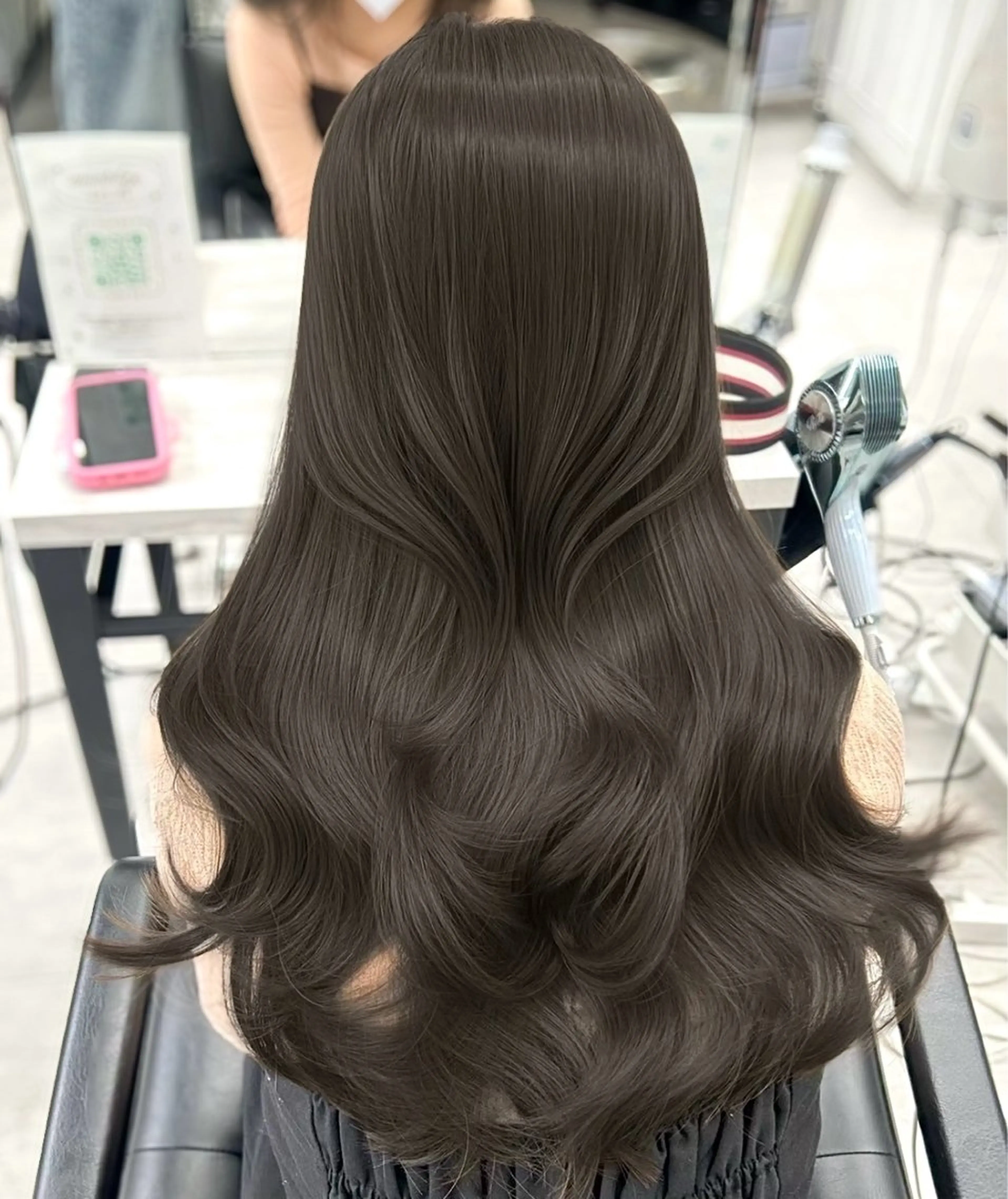 ロング カラー アッシュ アッシュグレー アッシュグレージュ ベージュカラー 透明感カラー カット ヘアカラー トリートメント 韓国ヘア🇰🇷× 髪質改善🫧テルのヘアスタイル