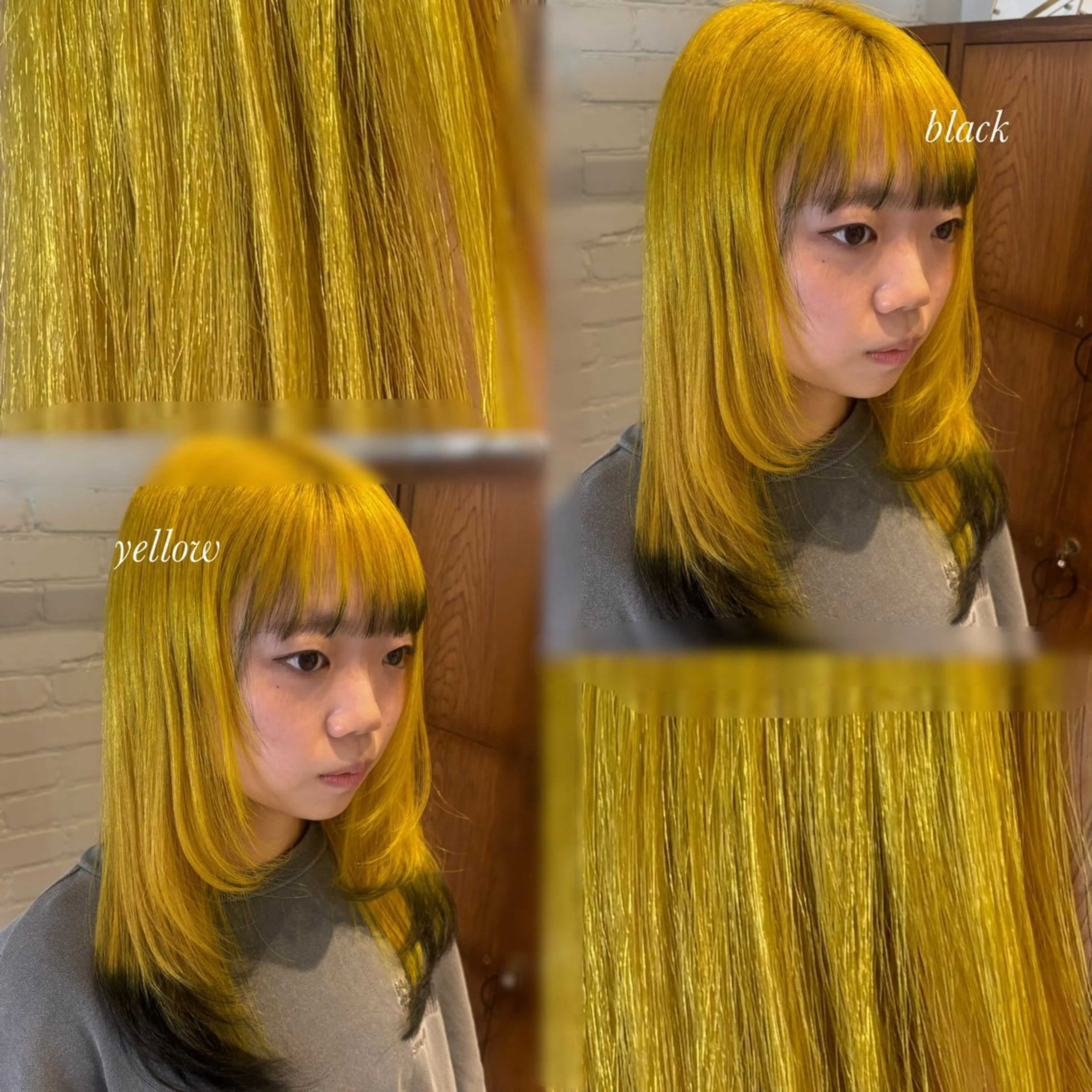 セミロング ⭐️ダブルカラー⭐️ ｼｭﾝ⭐️のヘアスタイル