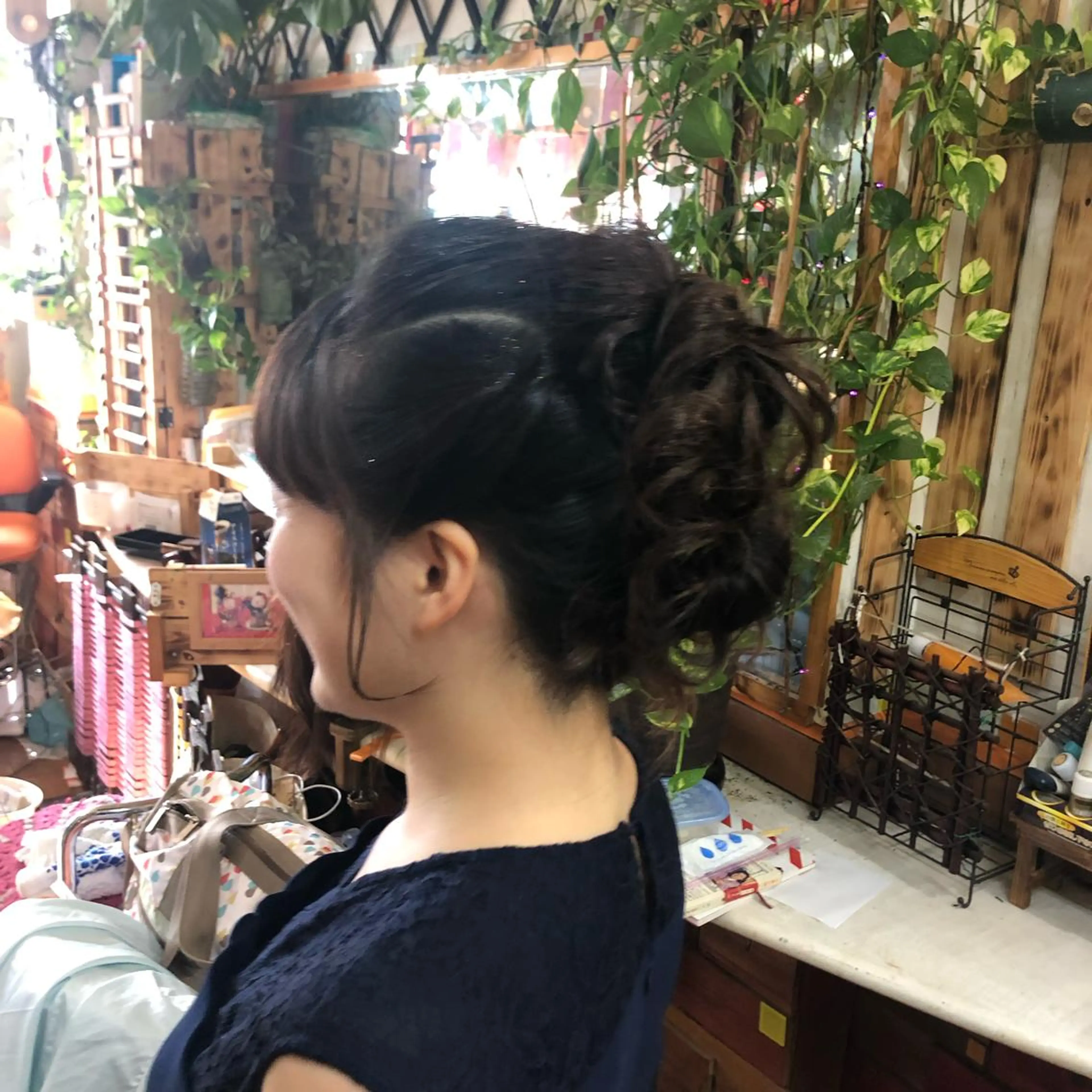 ロング 雪上 章のヘアスタイル