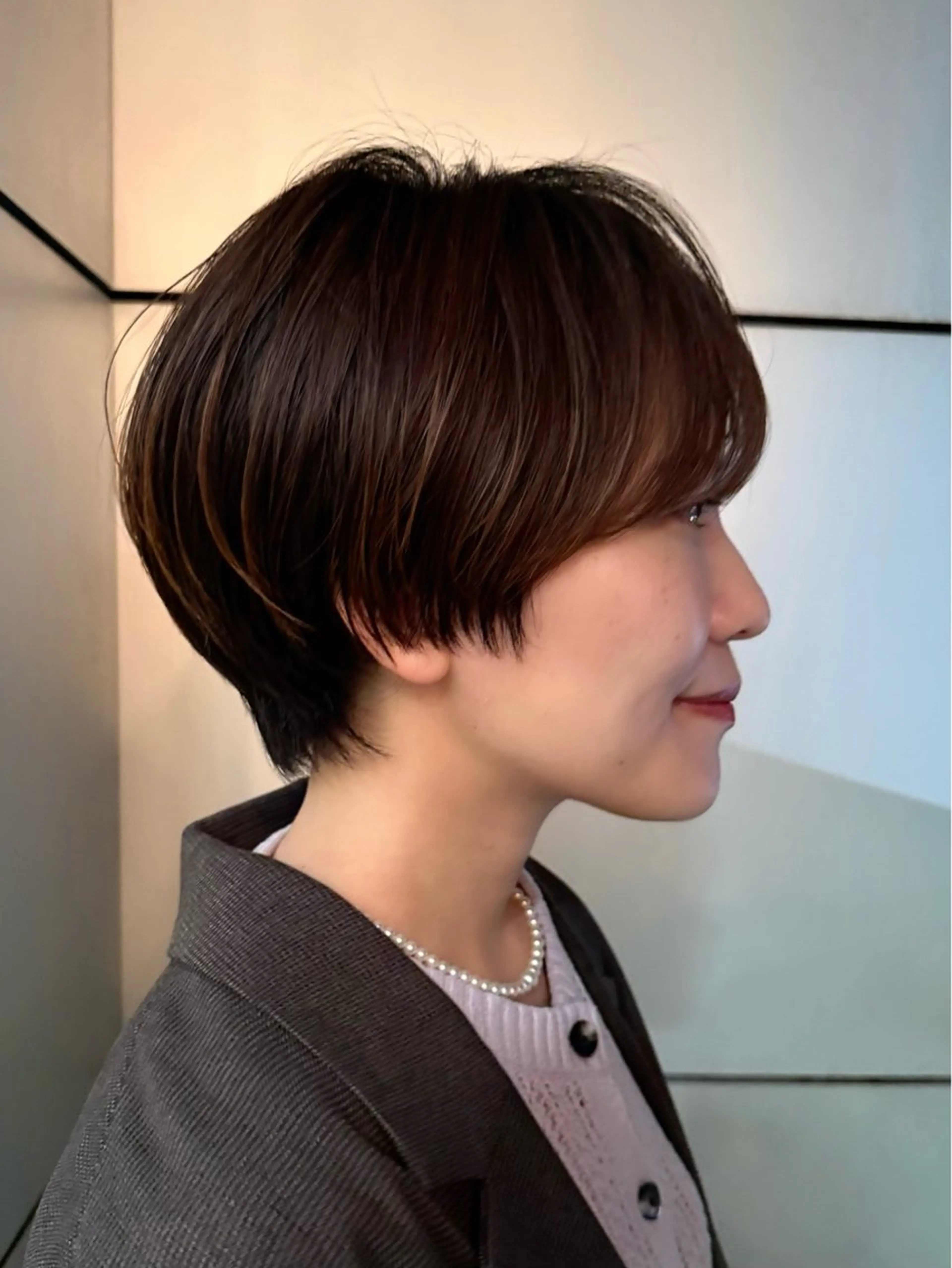 ショート カット ヘアカラー トリートメント 大人美人ショート 杉浦主馬のヘアスタイル