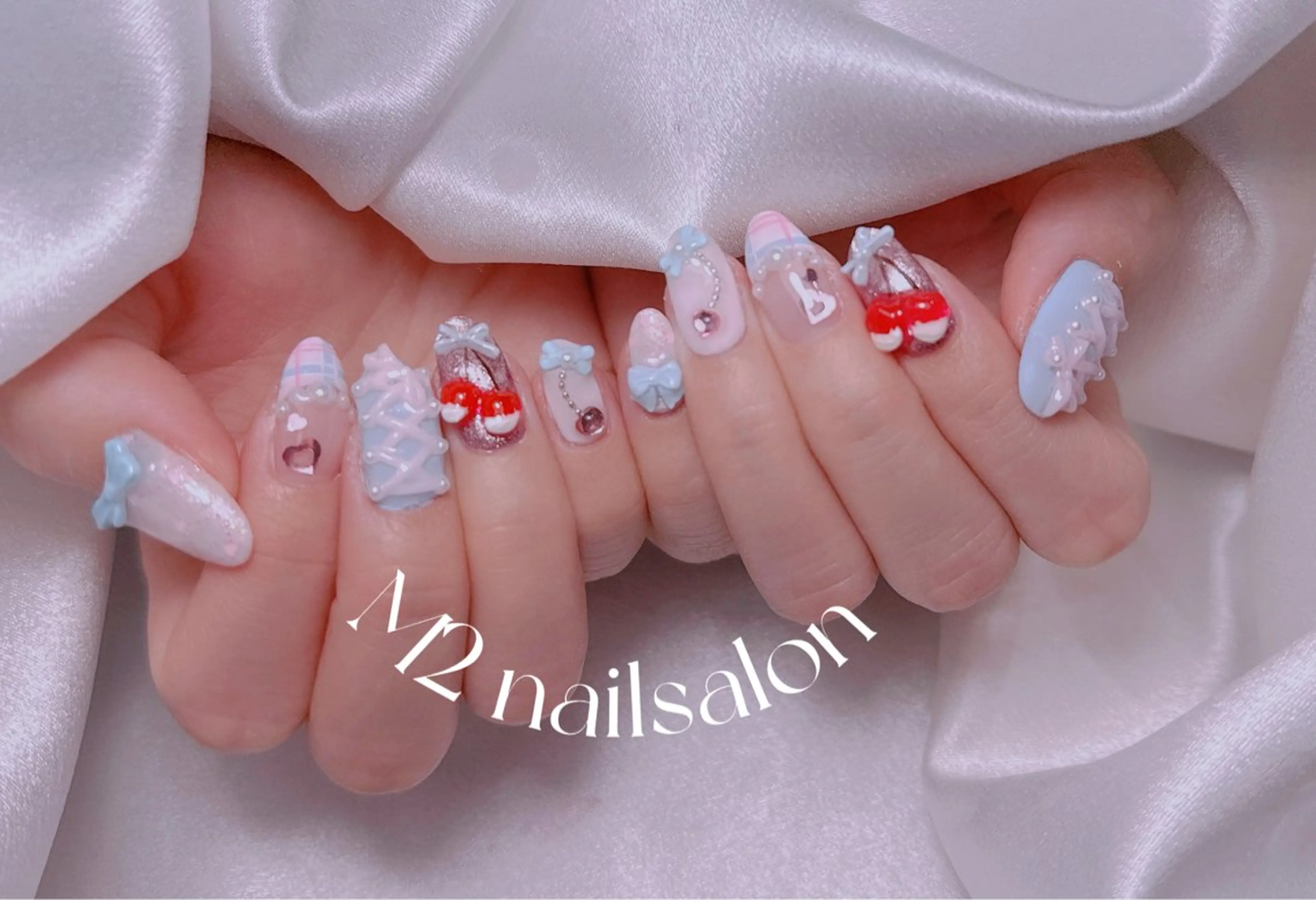 ネイル ハンドネイル 長さだし専門店 M2　rikaのネイルデザイン