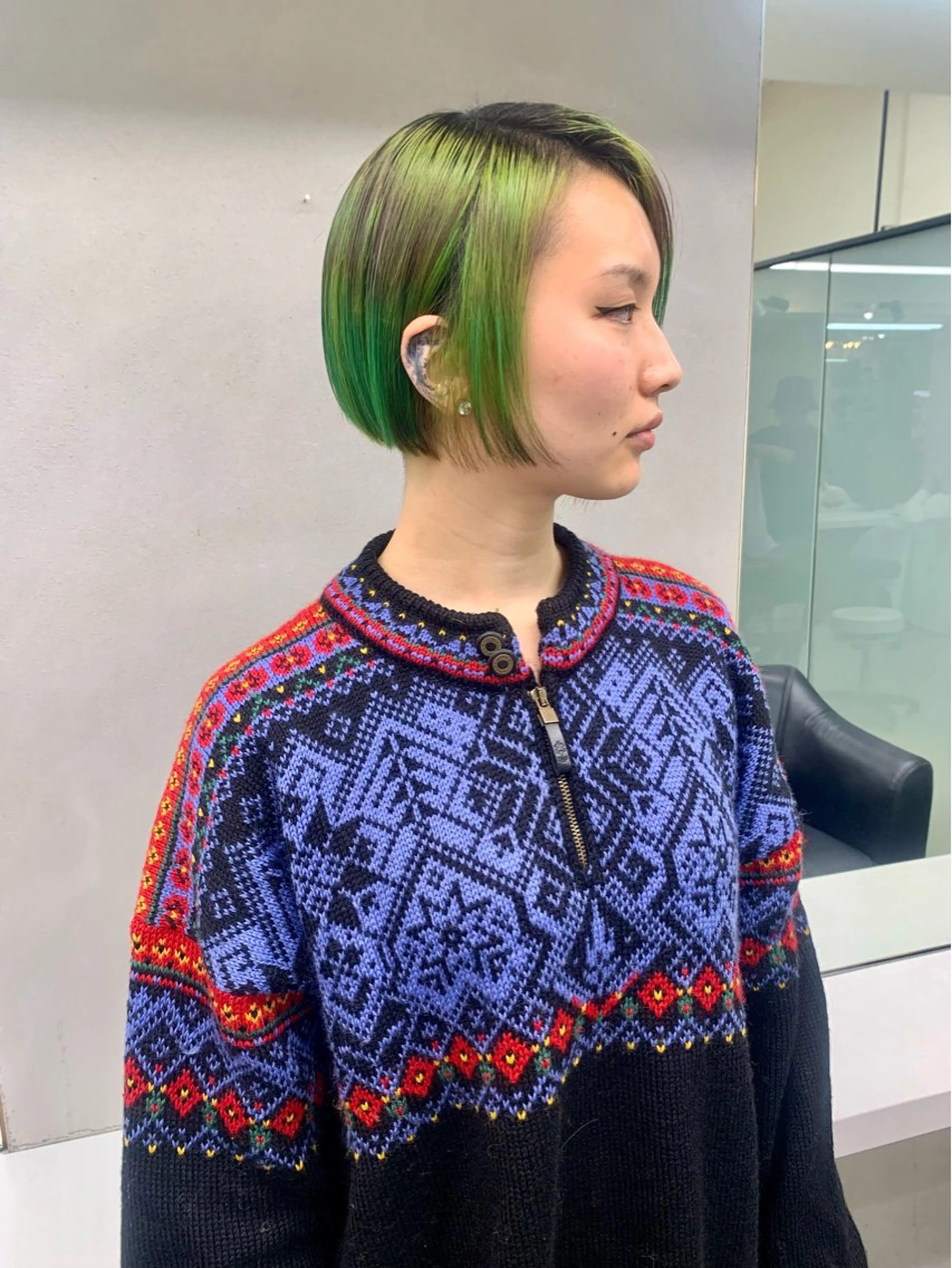 ショート カラー ヘアアレンジ ヘアカラー トリートメント T.a.g中崎町所属・個性爆弾💣 ダブルカラー/ゆかのヘアスタイル