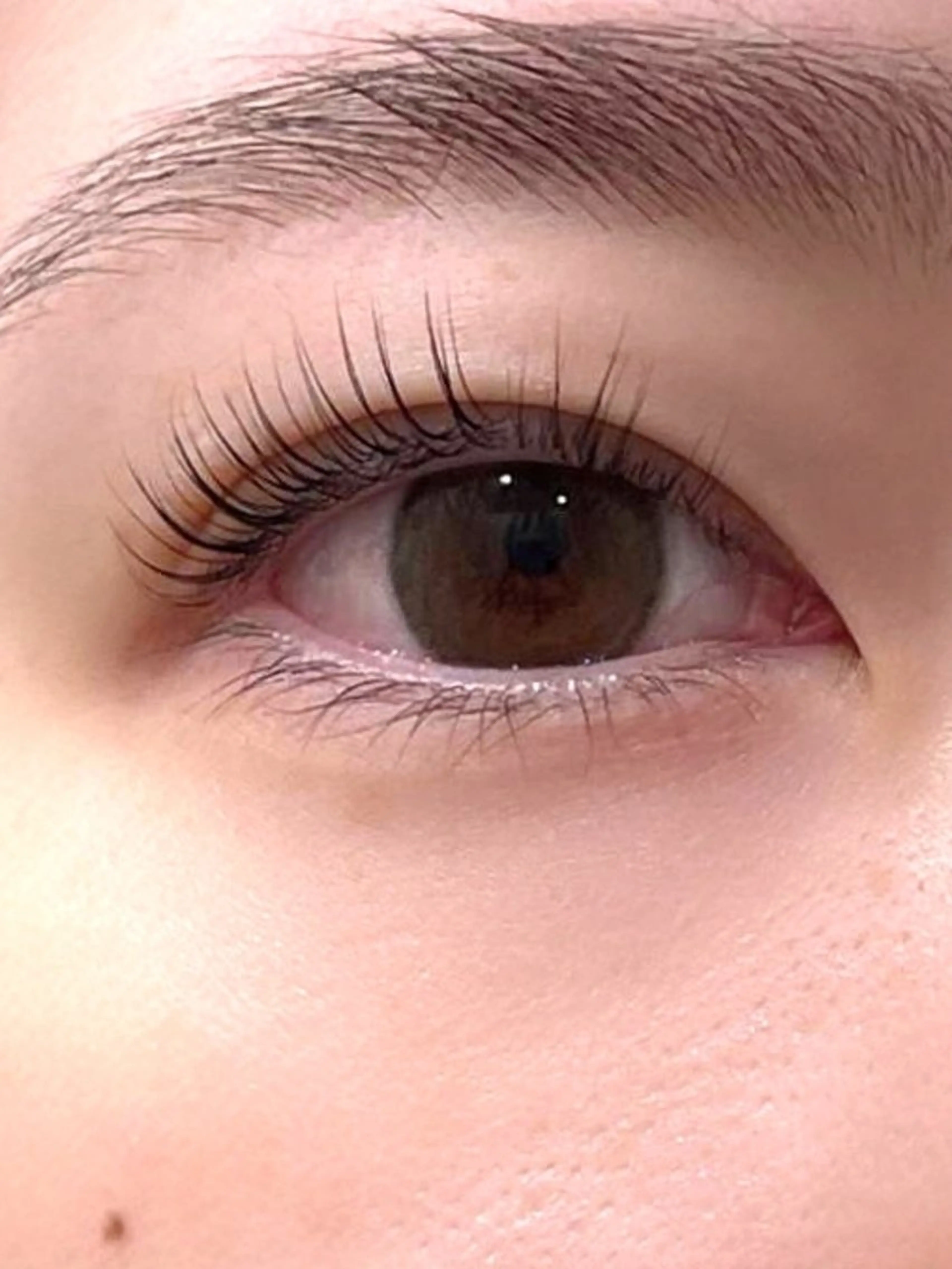 韓国式マスカラパーマ (アイシャンプー、トリートメント付き)の写真